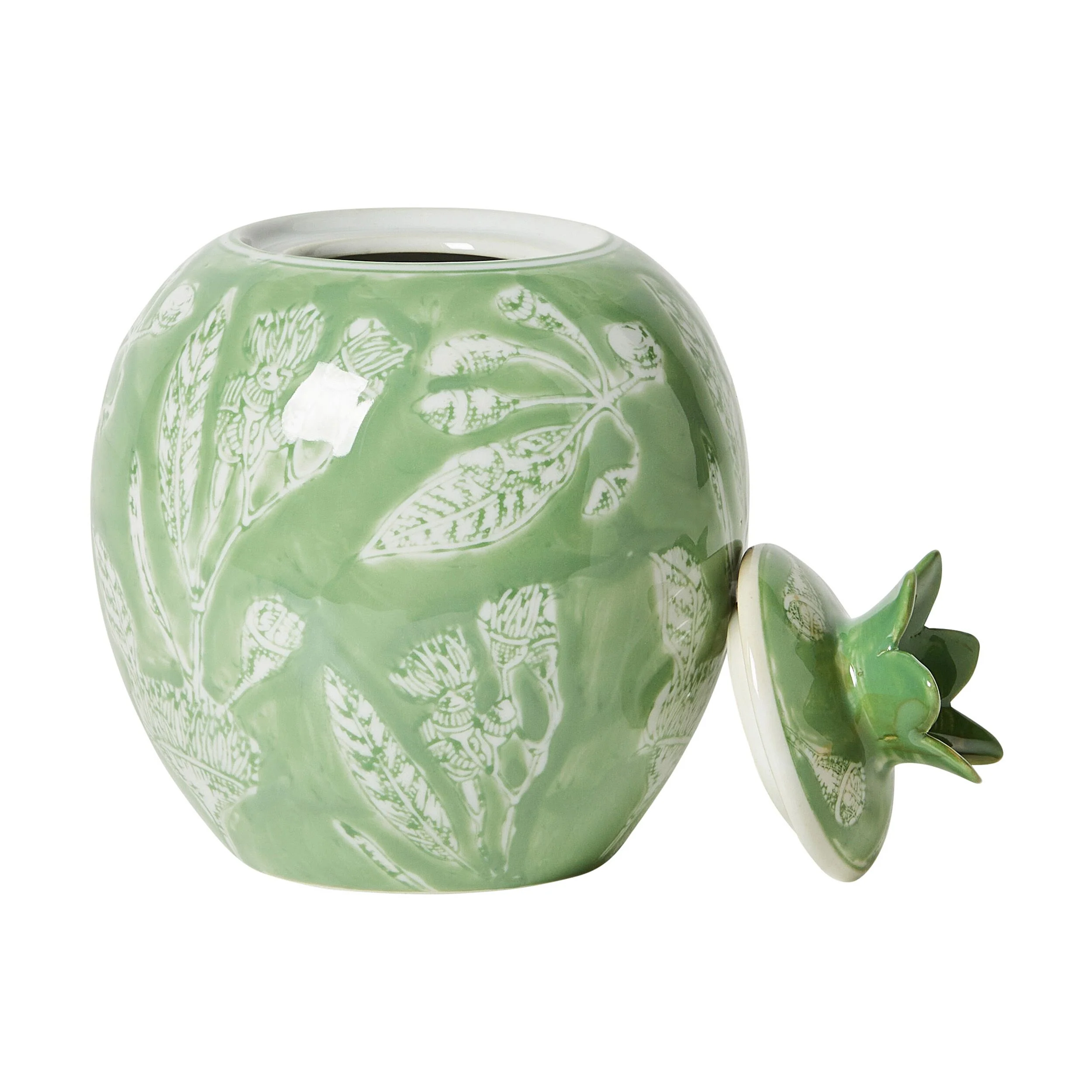 Celadon Verde Jar 15x15x15cm - Image 2