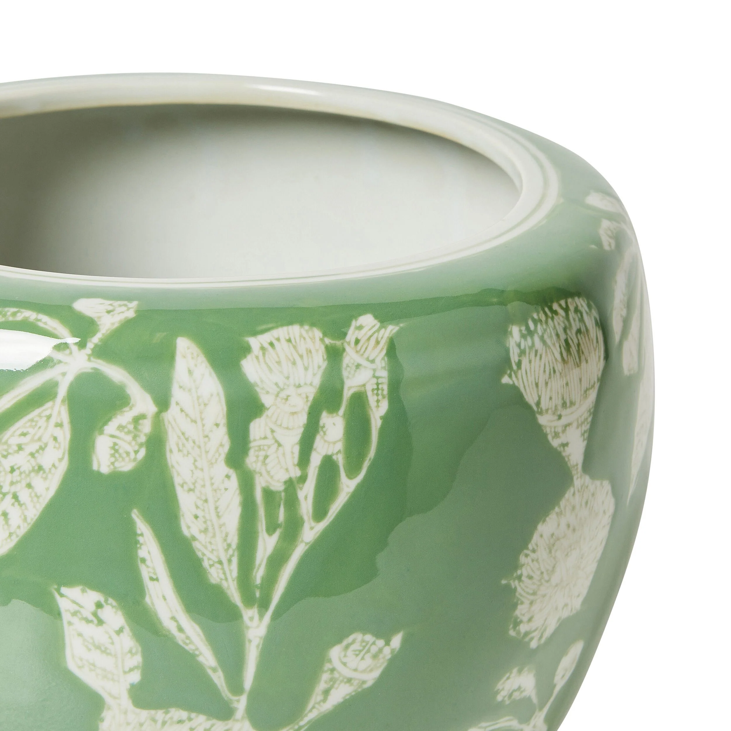 Celadon Verde Plant Pot 24.5x24.5x17cm - Image 2