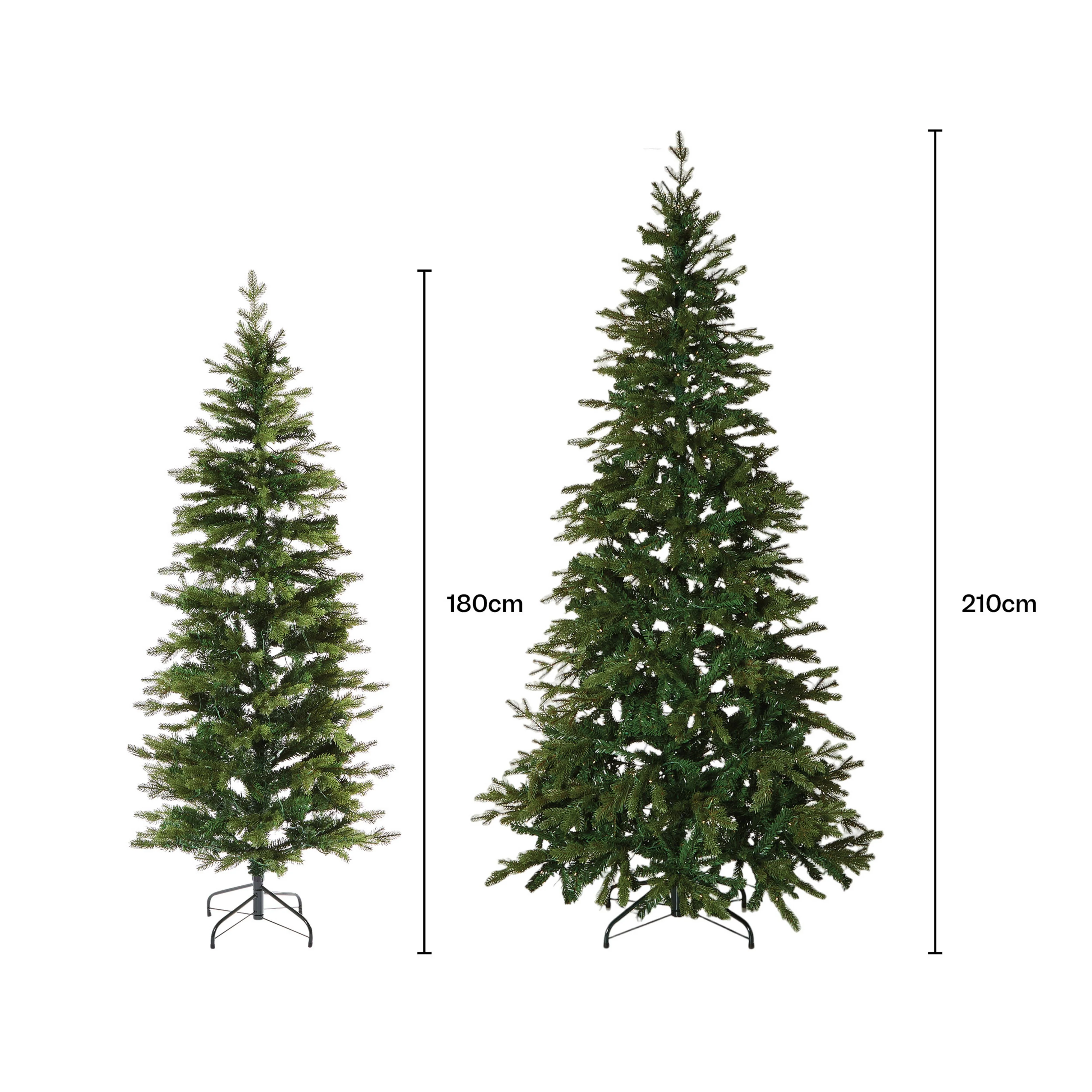 Celeste Pencil Pine Christmas Tree 180cm - Image 7
