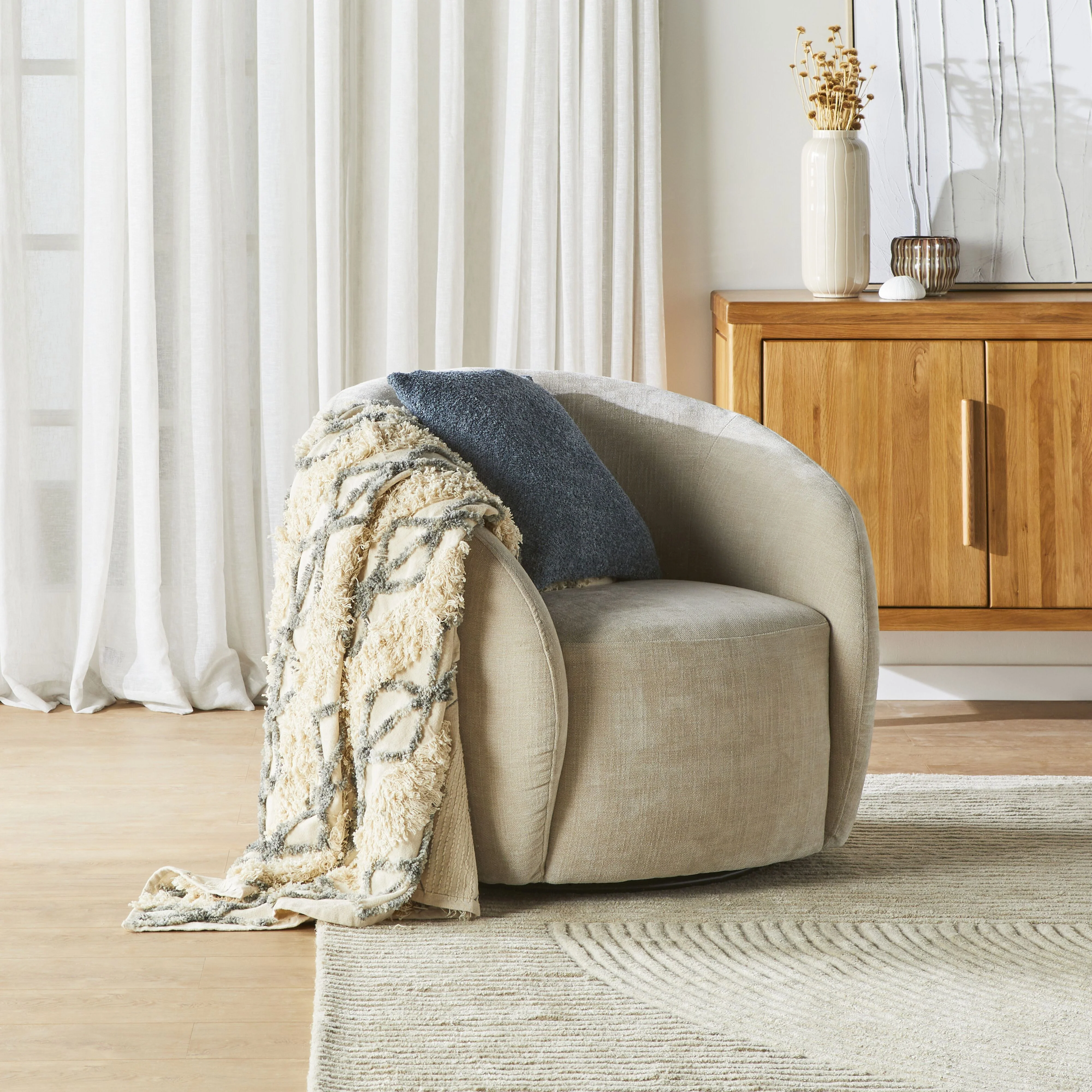 Chambray Vintage Throw 200x140cm - Image 5