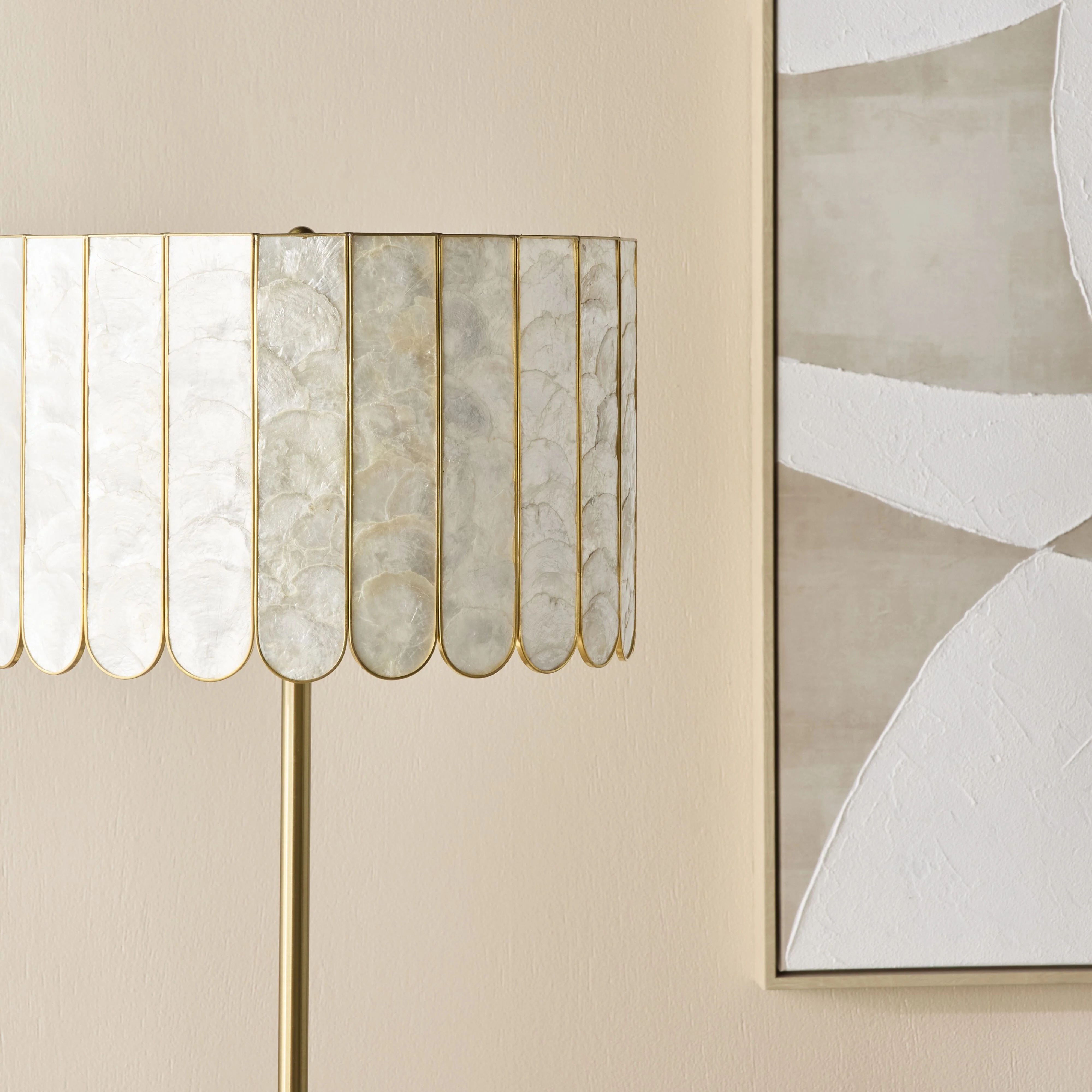 Chantelle Capiz Floor Lamp 156cm - Image 5