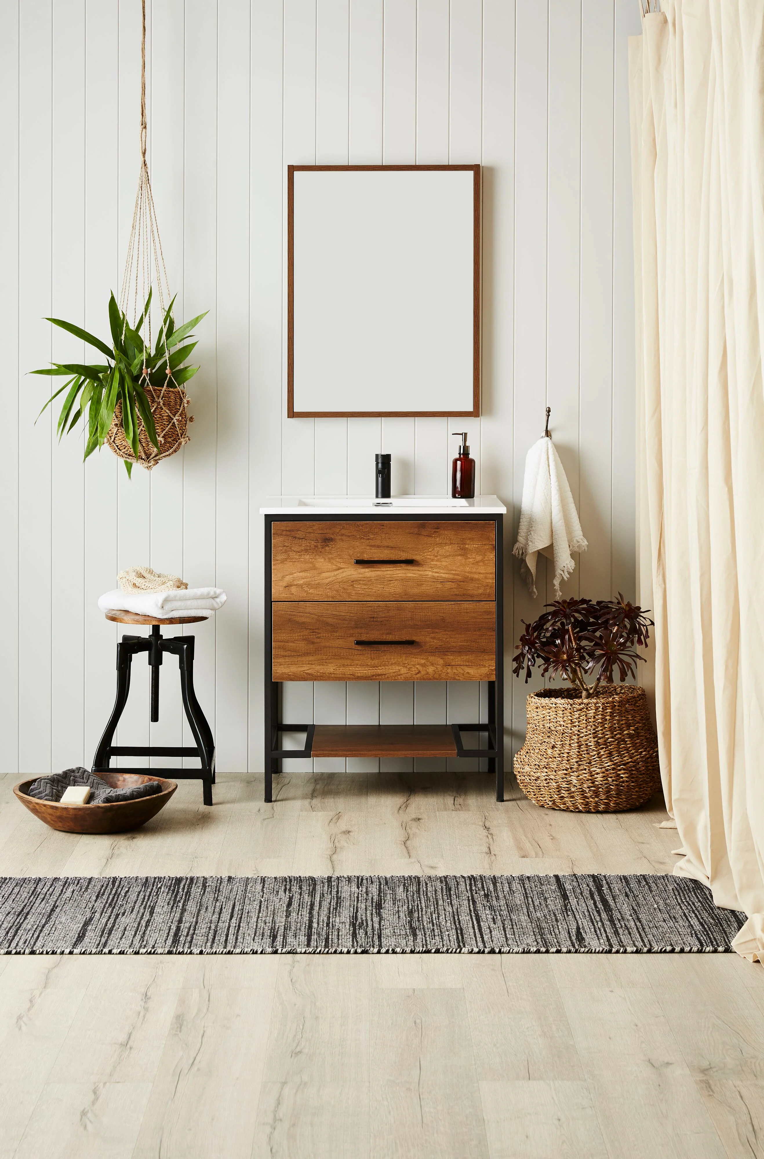 Charcoal Quartz Hand Loomed Black Runner 200x70cm - Image 3