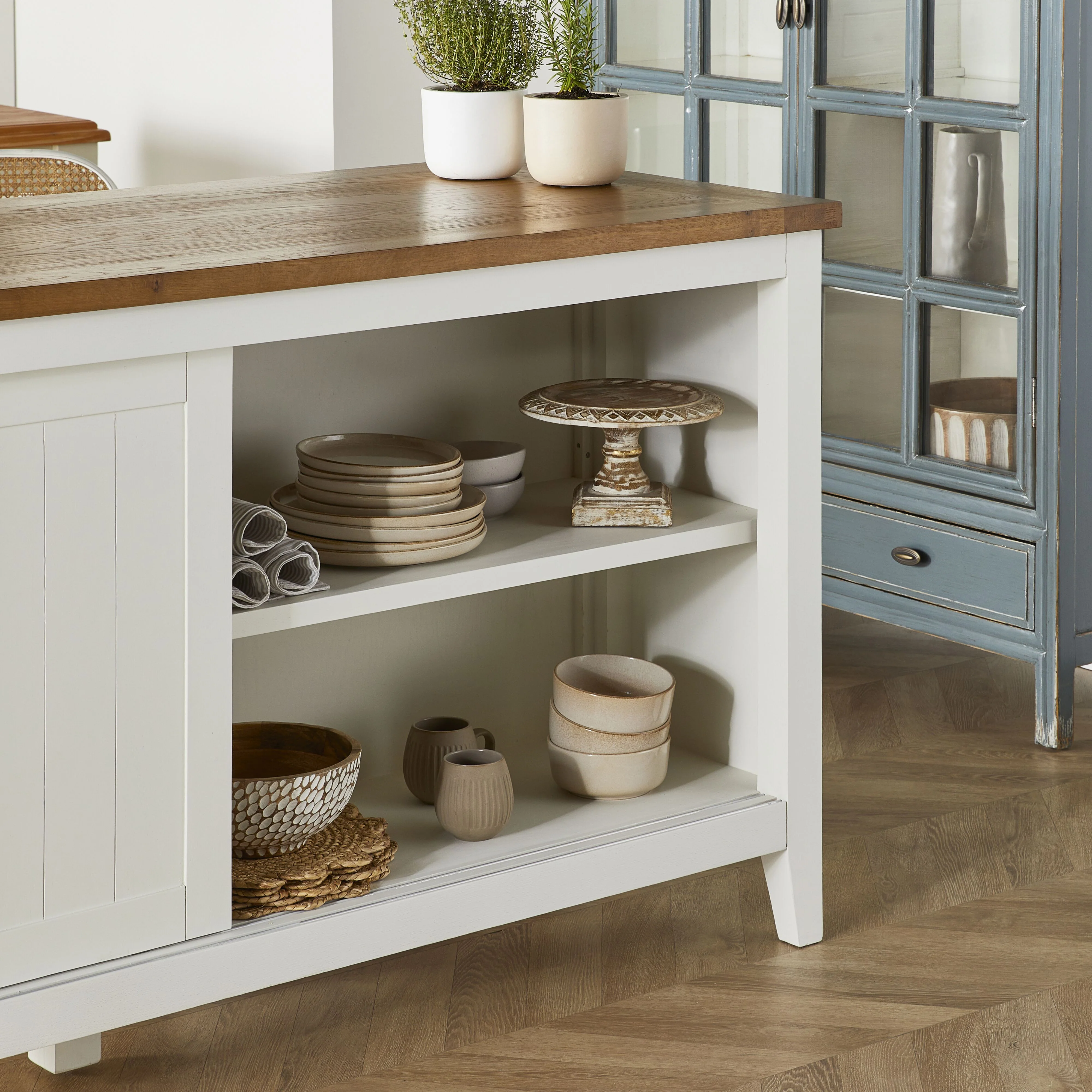 Chelsea Kitchen Island Bench with Timber Top - Image 11