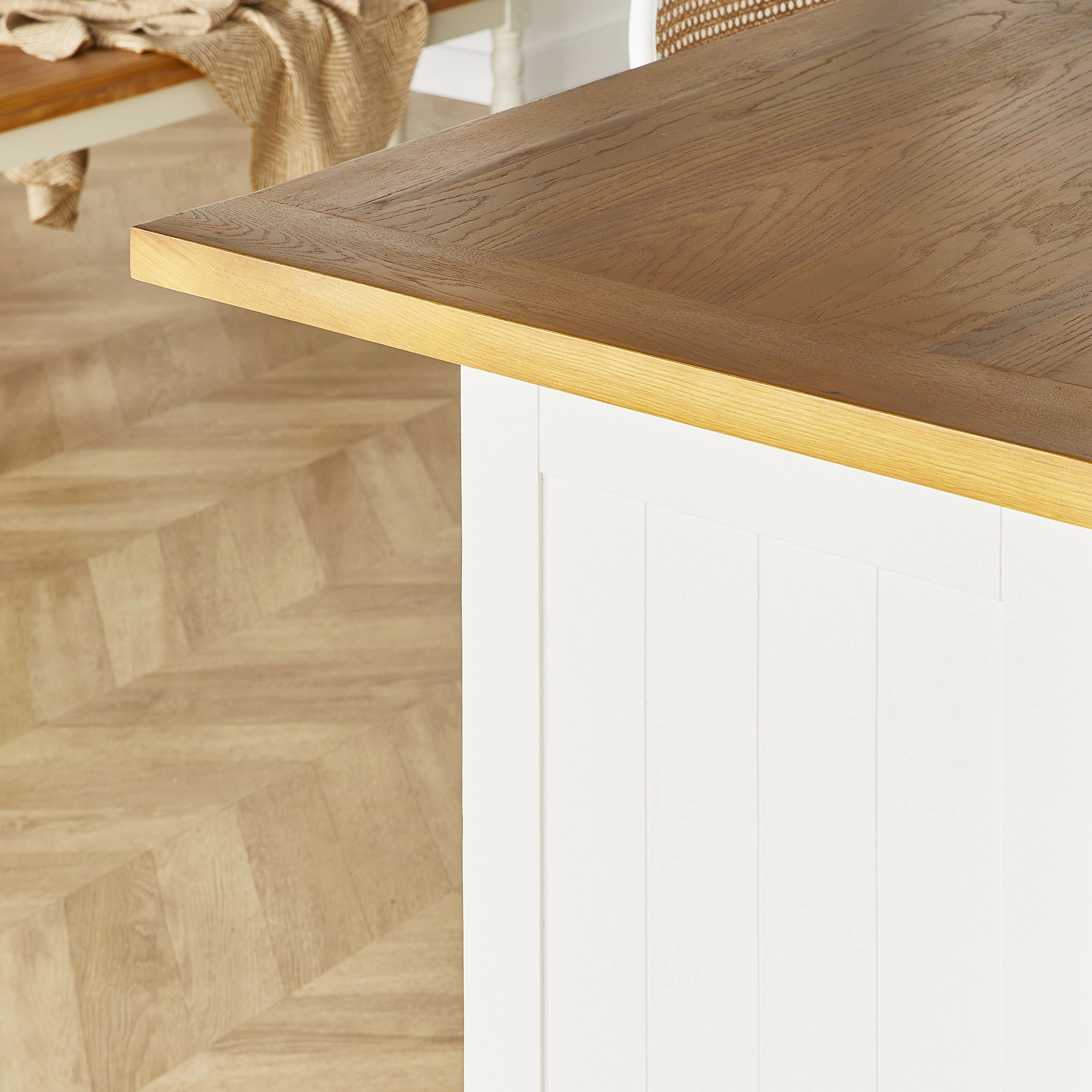 Chelsea Kitchen Island Bench with Timber Top - Image 14