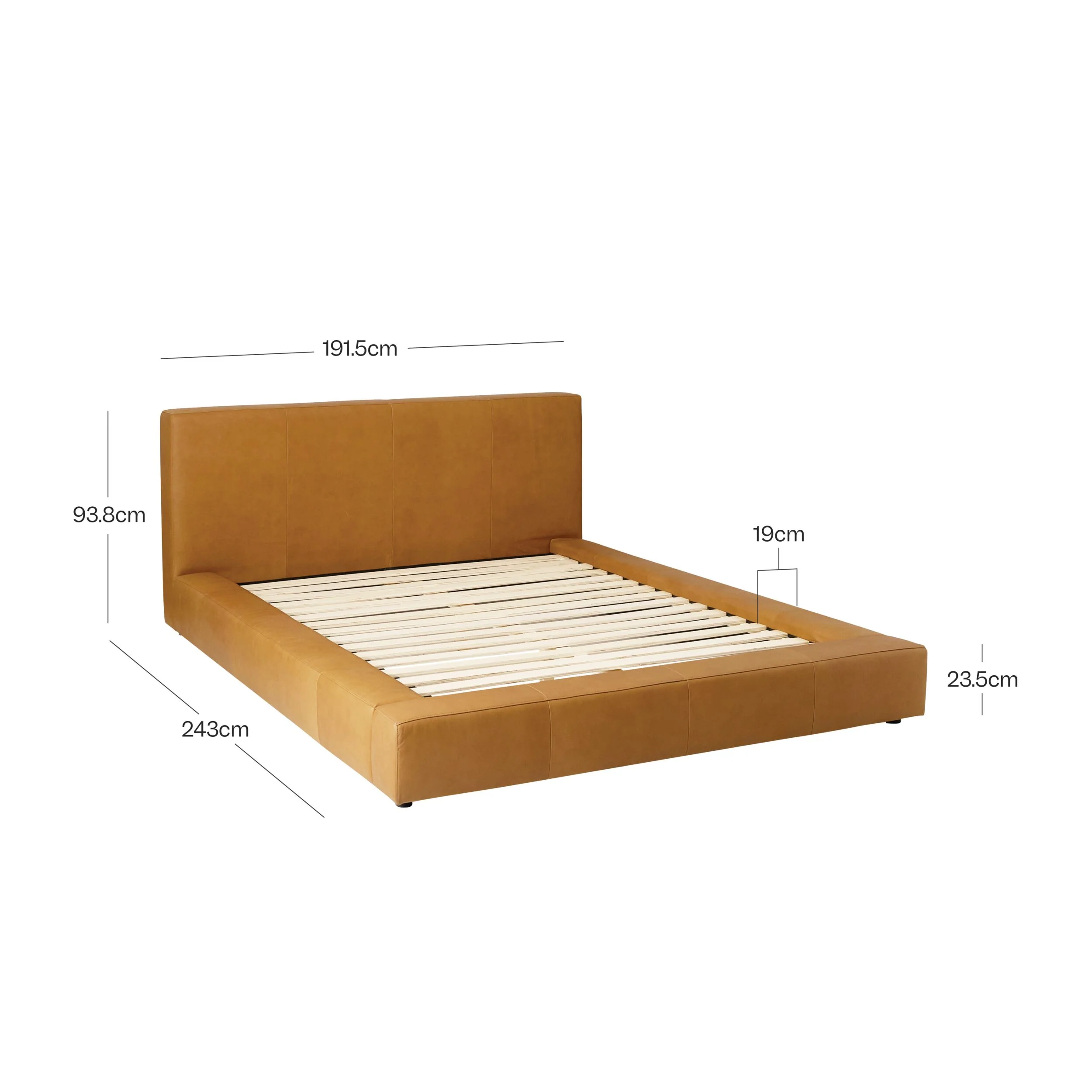 Chelsea Leather Queen Bed - Image 4