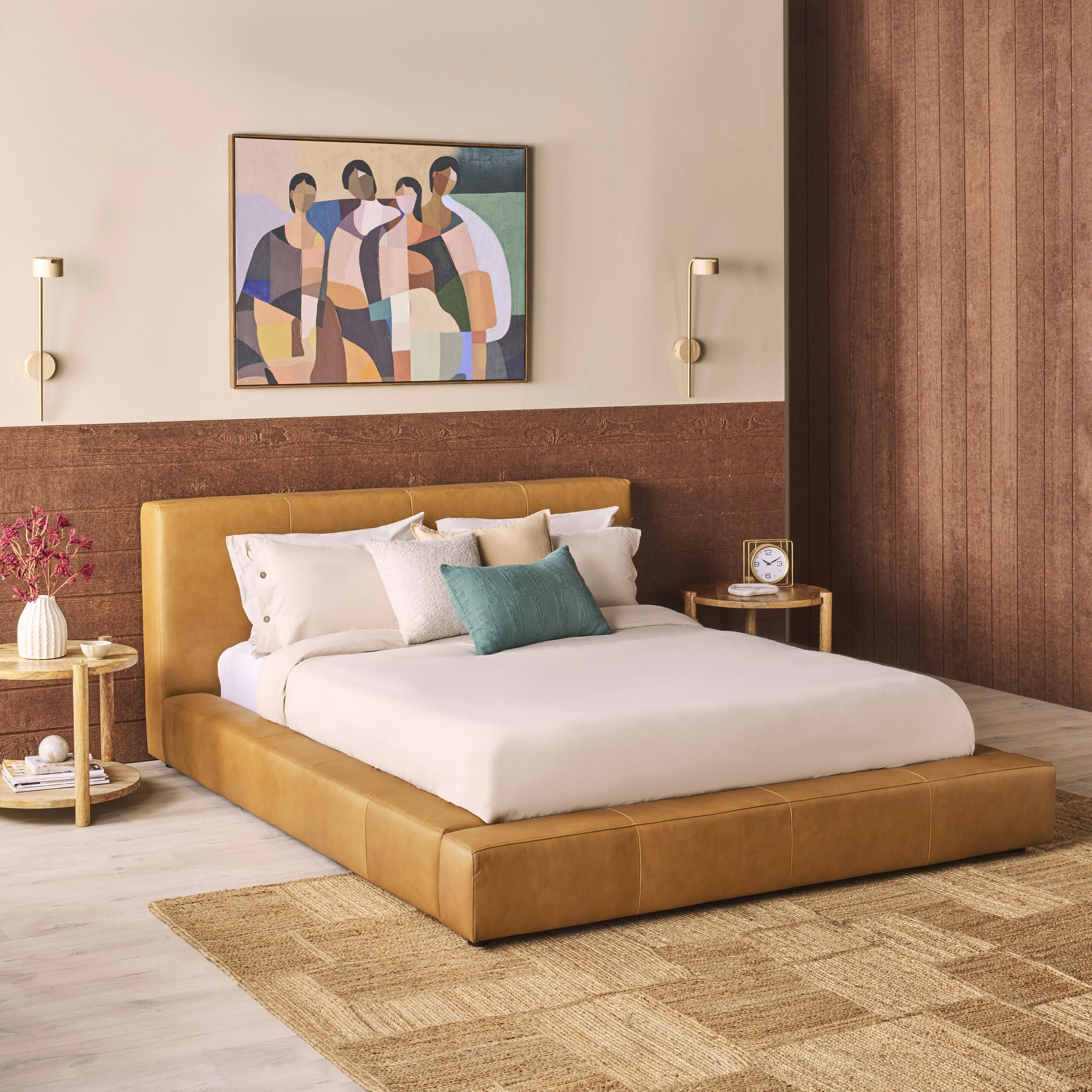 Chelsea Leather Queen Bed - Image 9