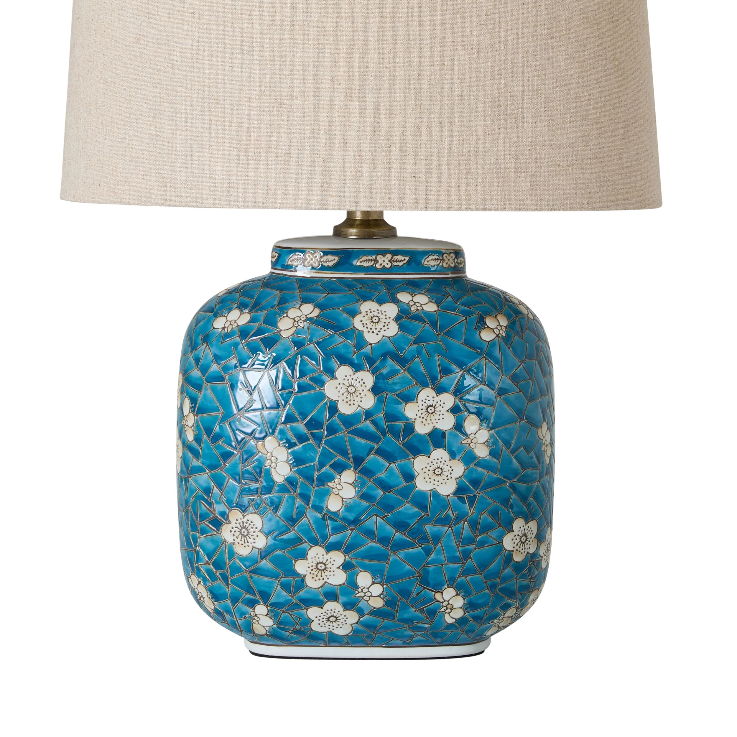 Cherry Blossom Table Lamp Blue 51cm - Image 5