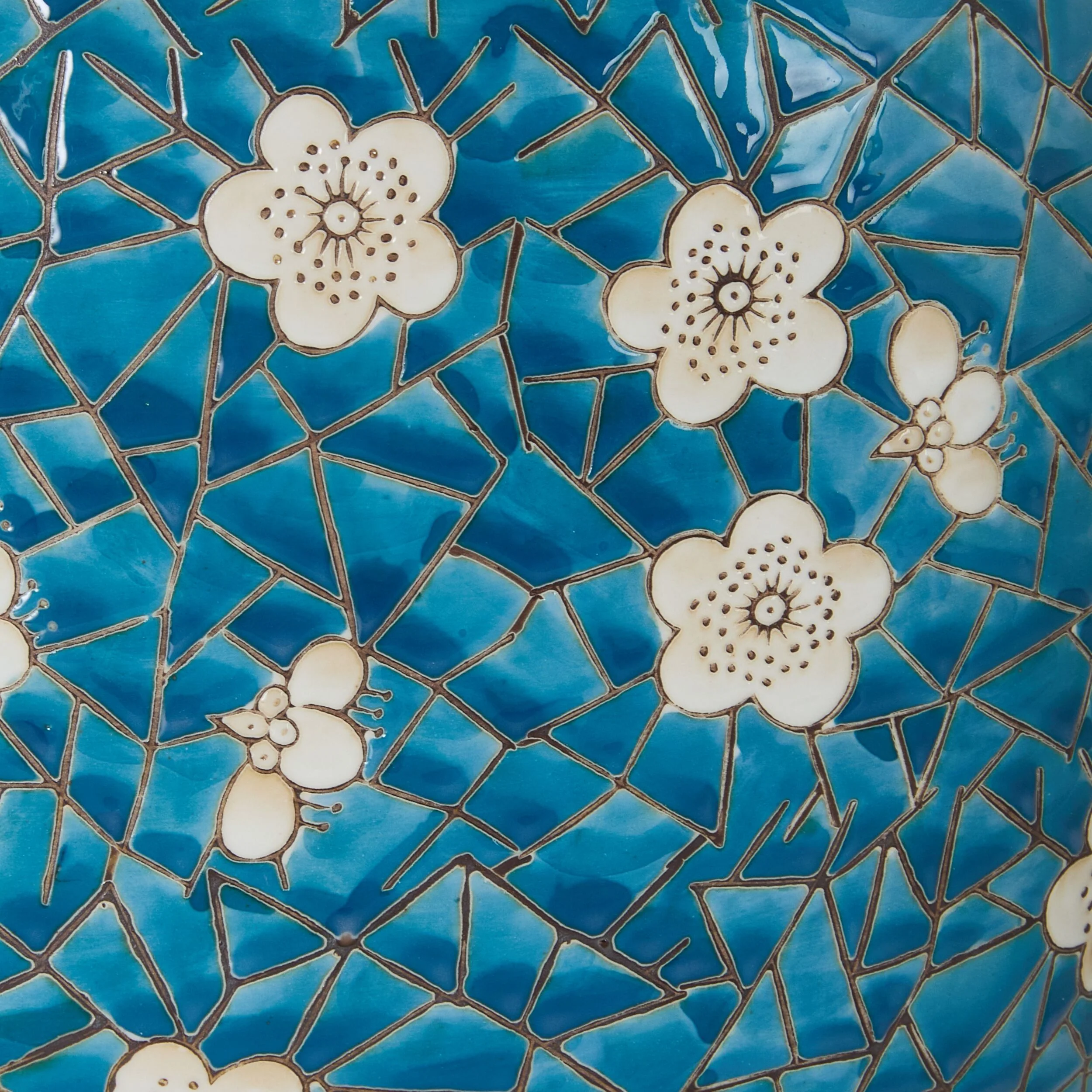 Cherry Blossom Table Lamp Blue 51cm - Image 6