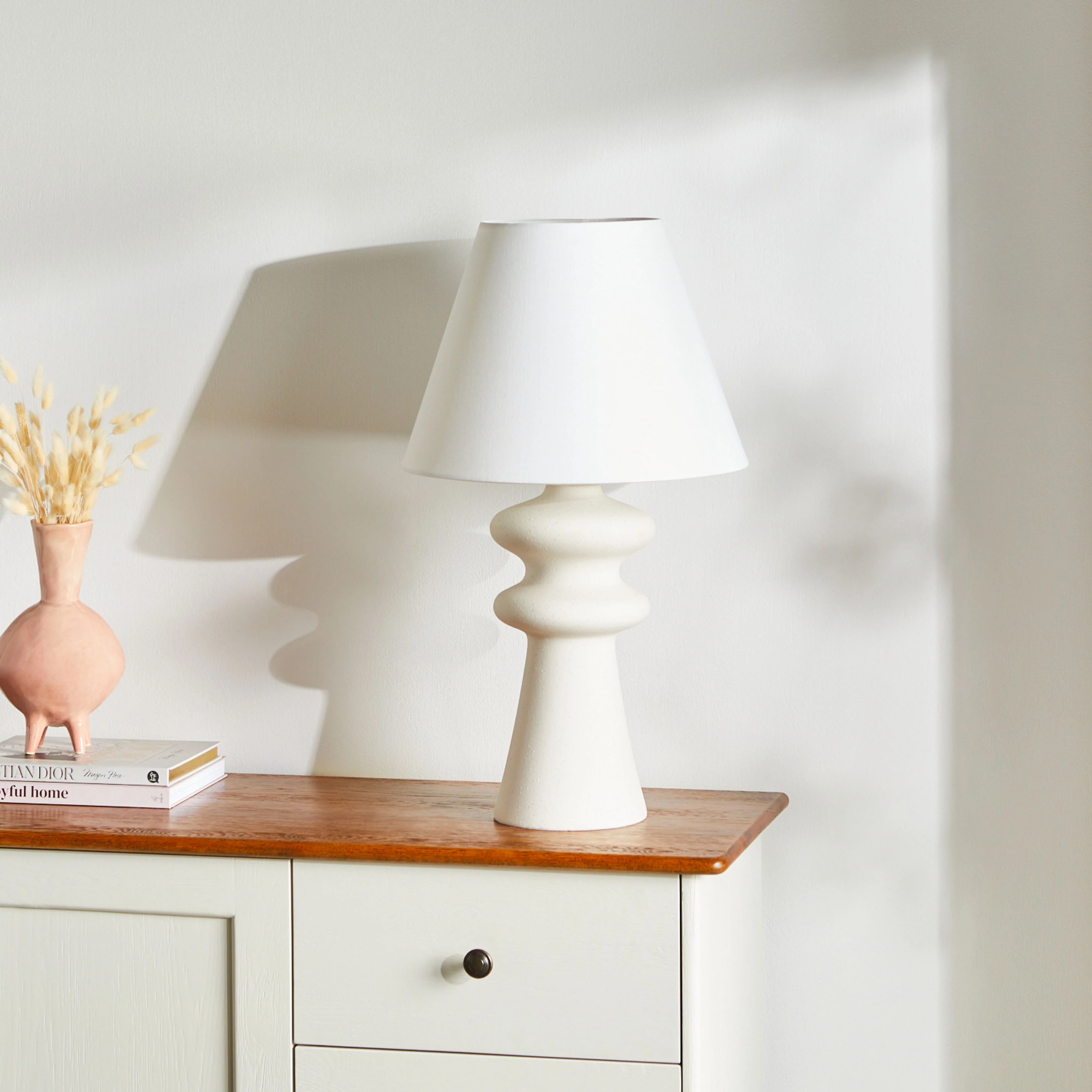 Chloe Ceramic Table Lamp 66cm - Image 4