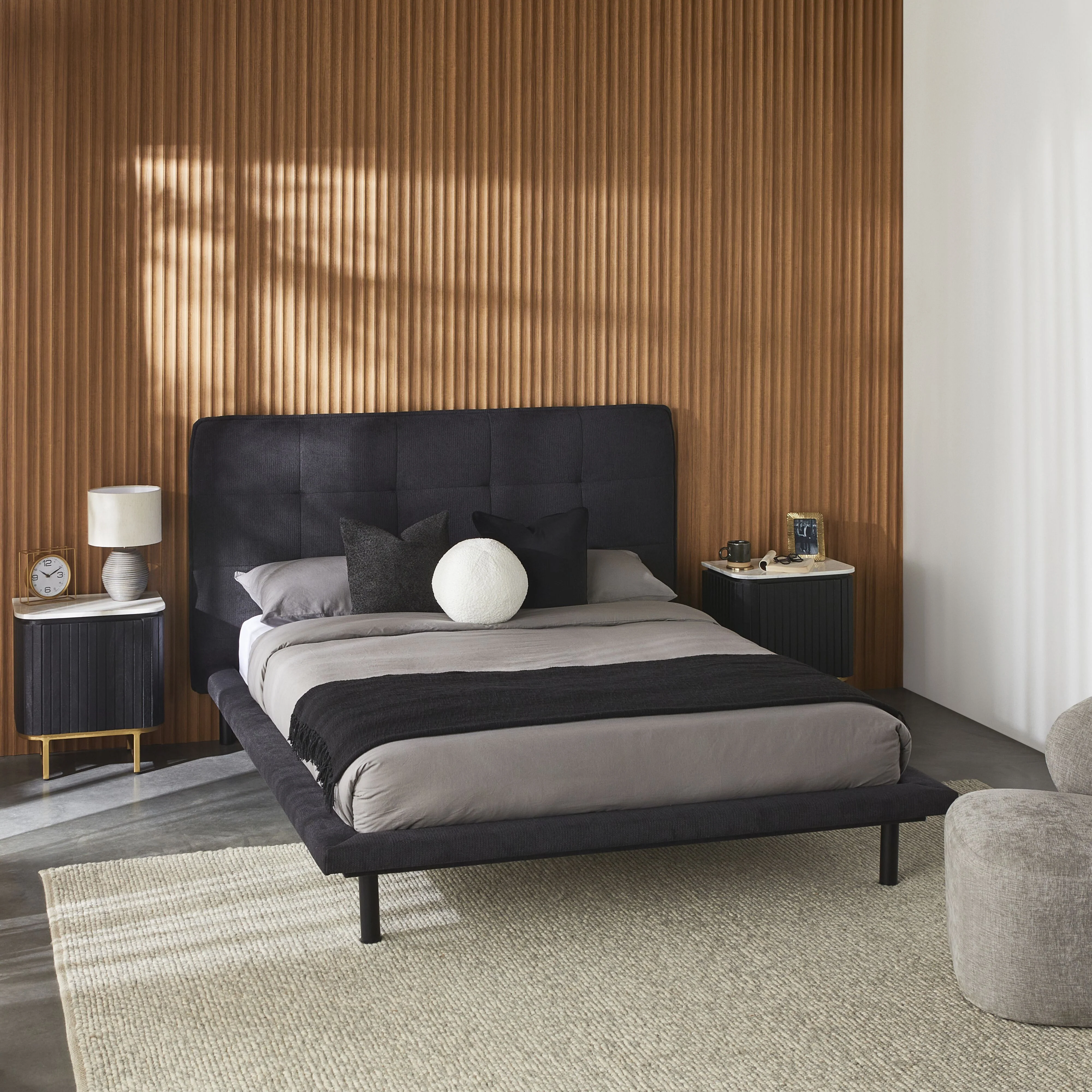 City Bed King Black - Image 9
