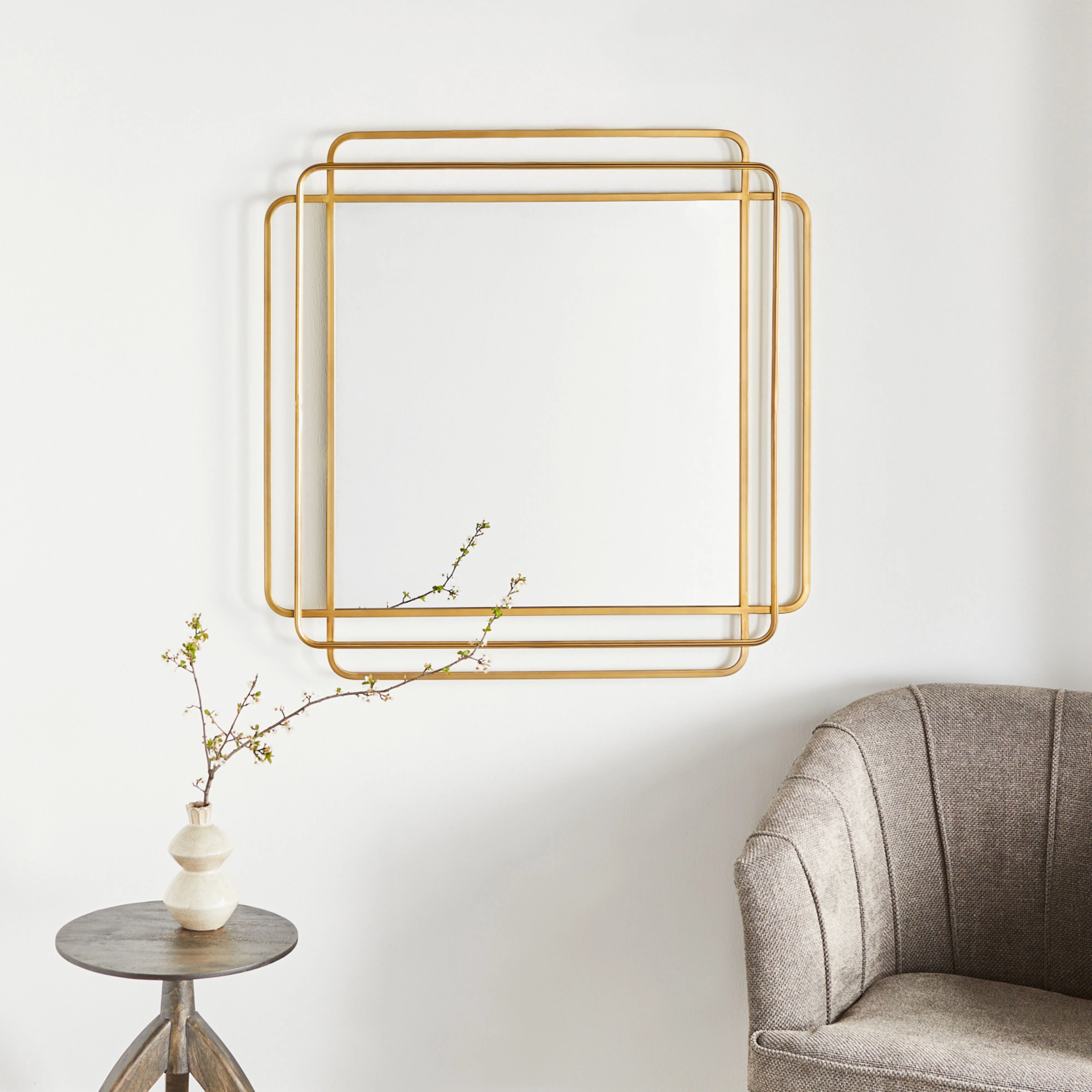 Clara Mirror 90x90cm - Image 3