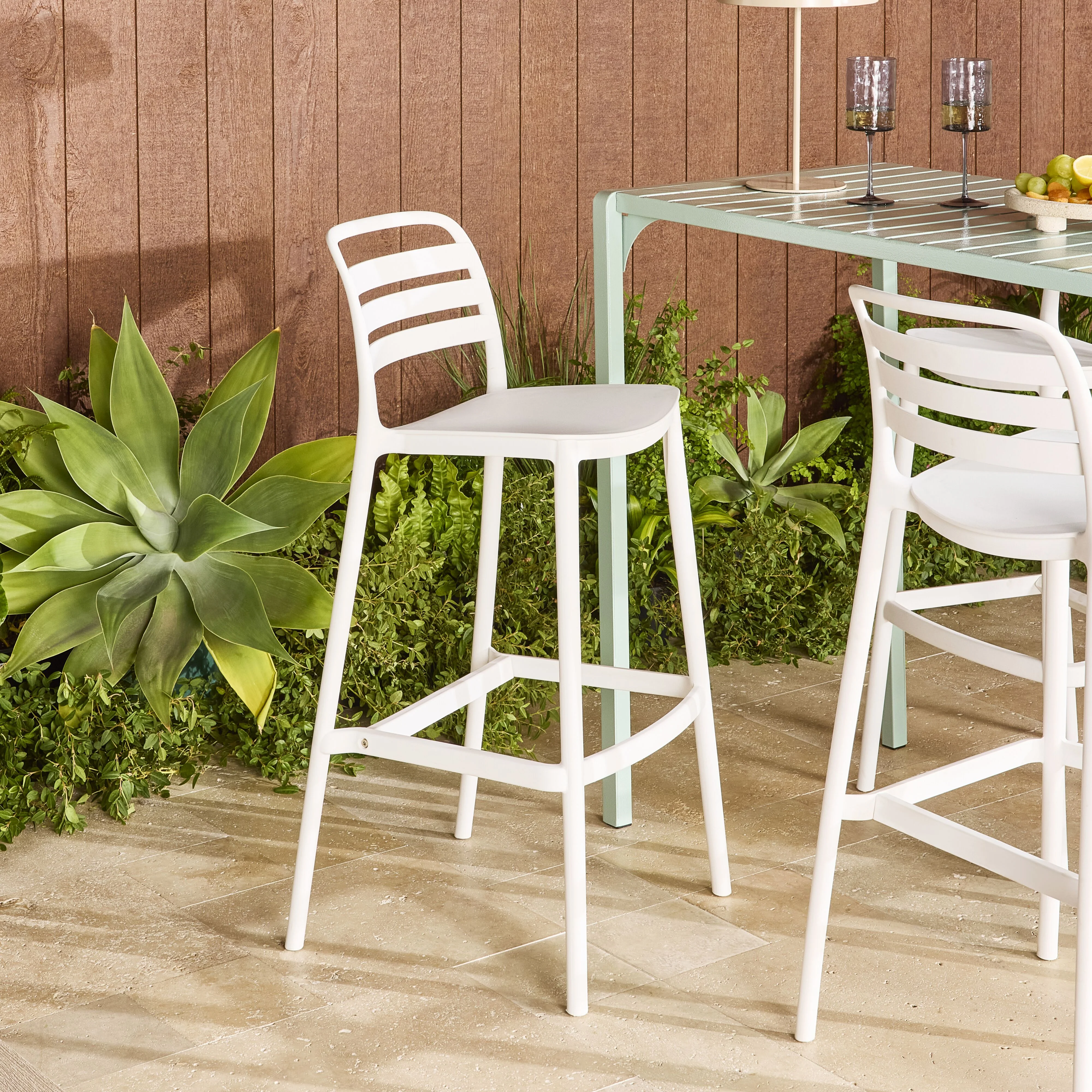 Cleo Bar Stool White - Image 8