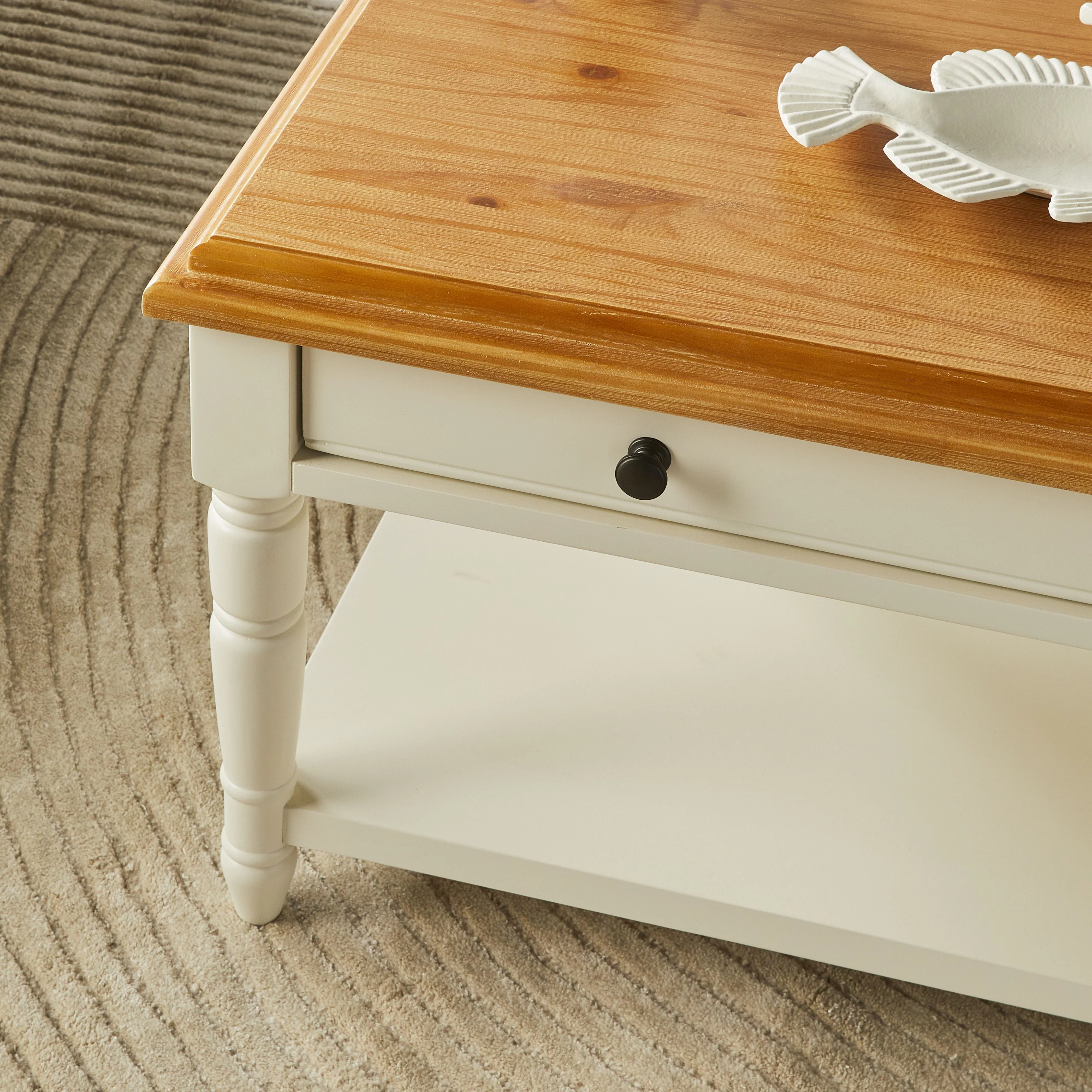 Clover 1 Drawer Timber Coffee Table - Image 11