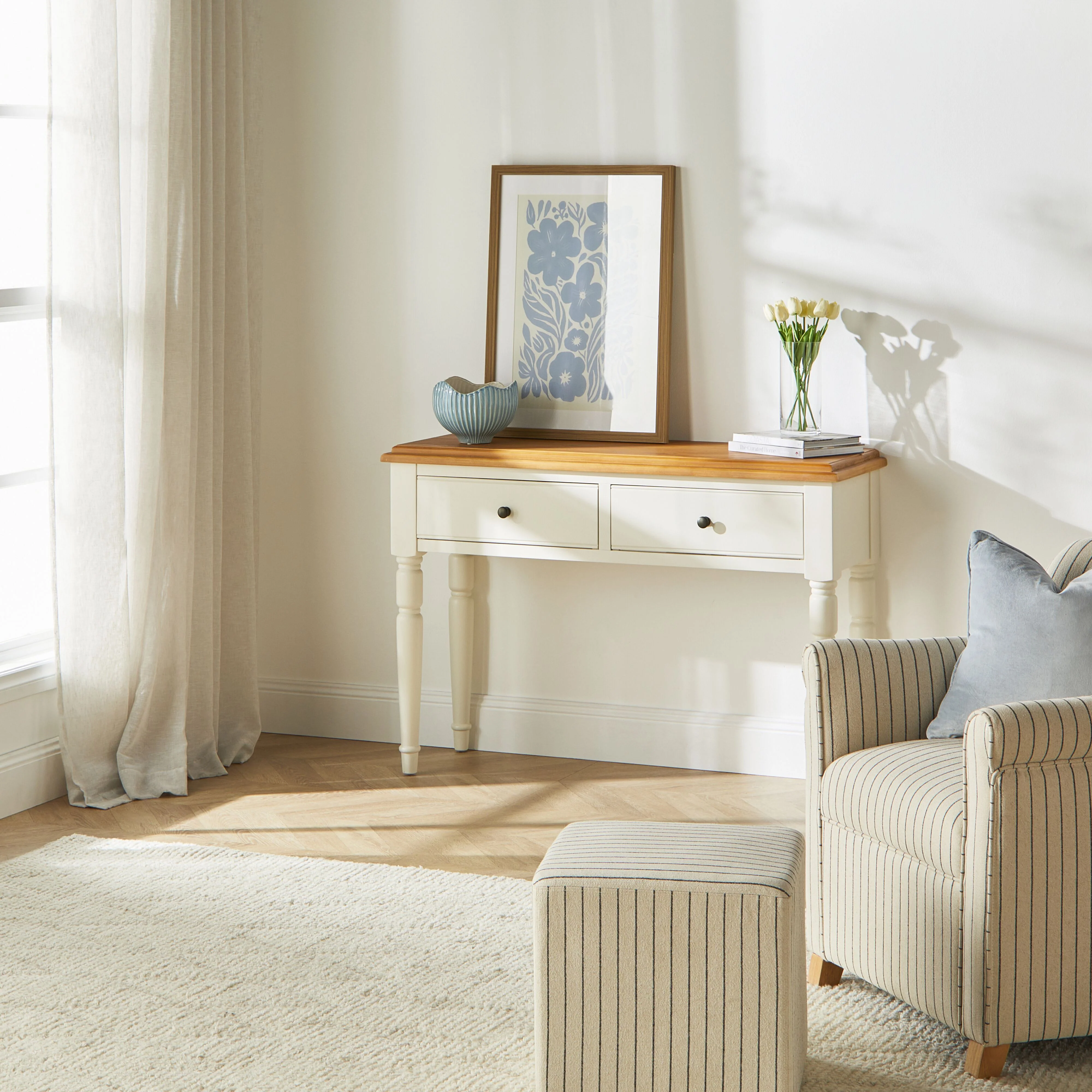 Clover 2 Drawer Console Table - Image 8