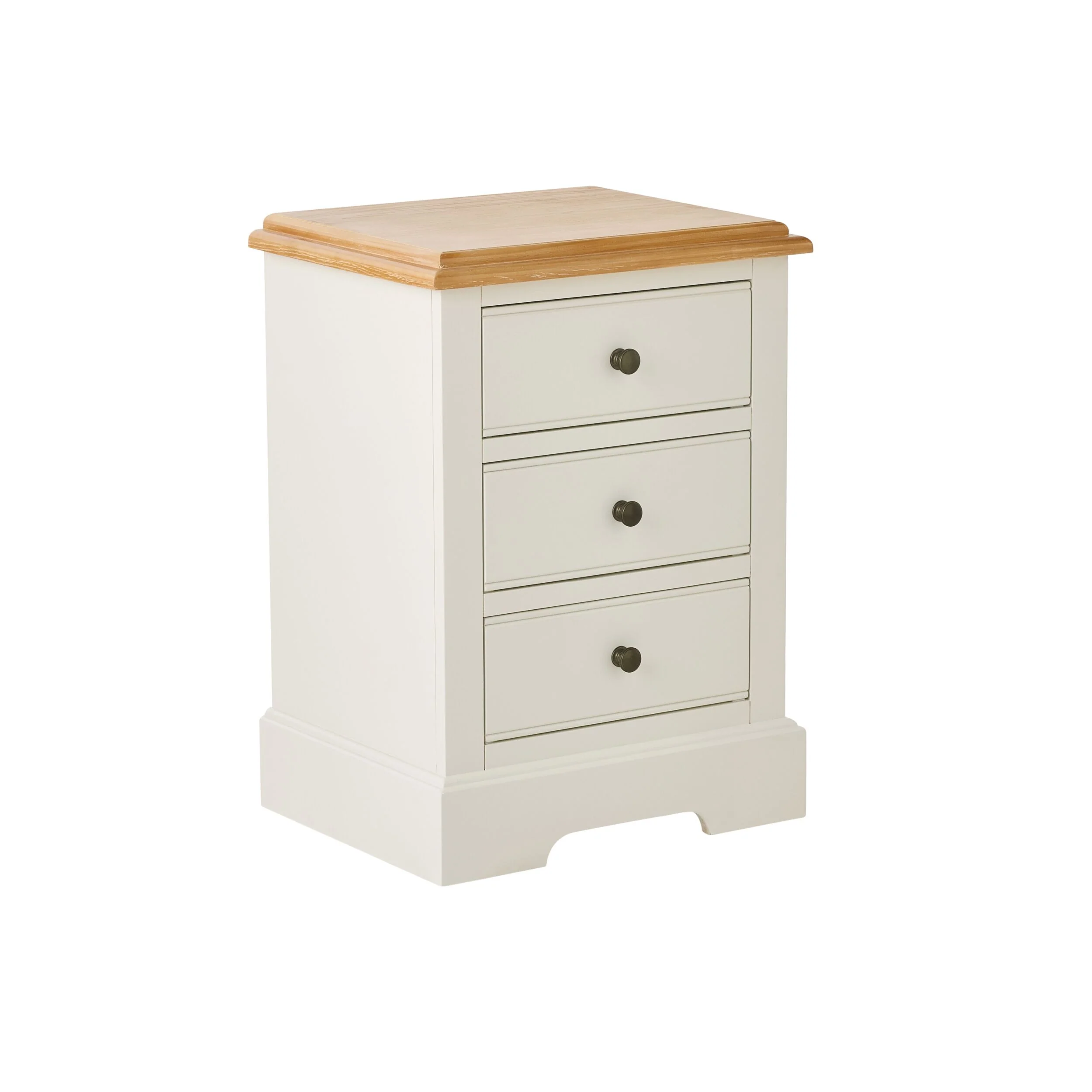 Clover 3 Drawer Bedside Table - Image 2