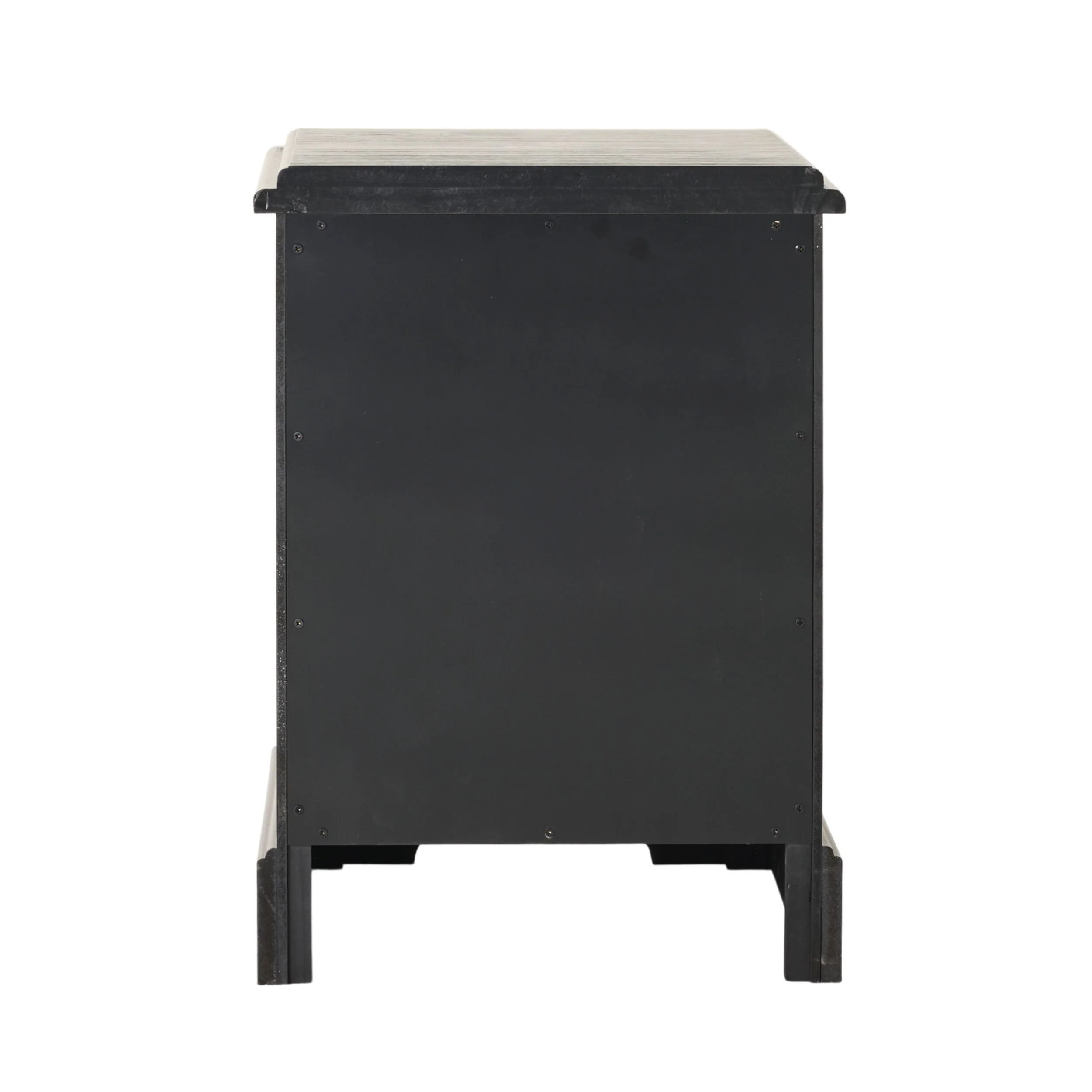 Clover 3 Drawer Bedside Table Black - Image 5
