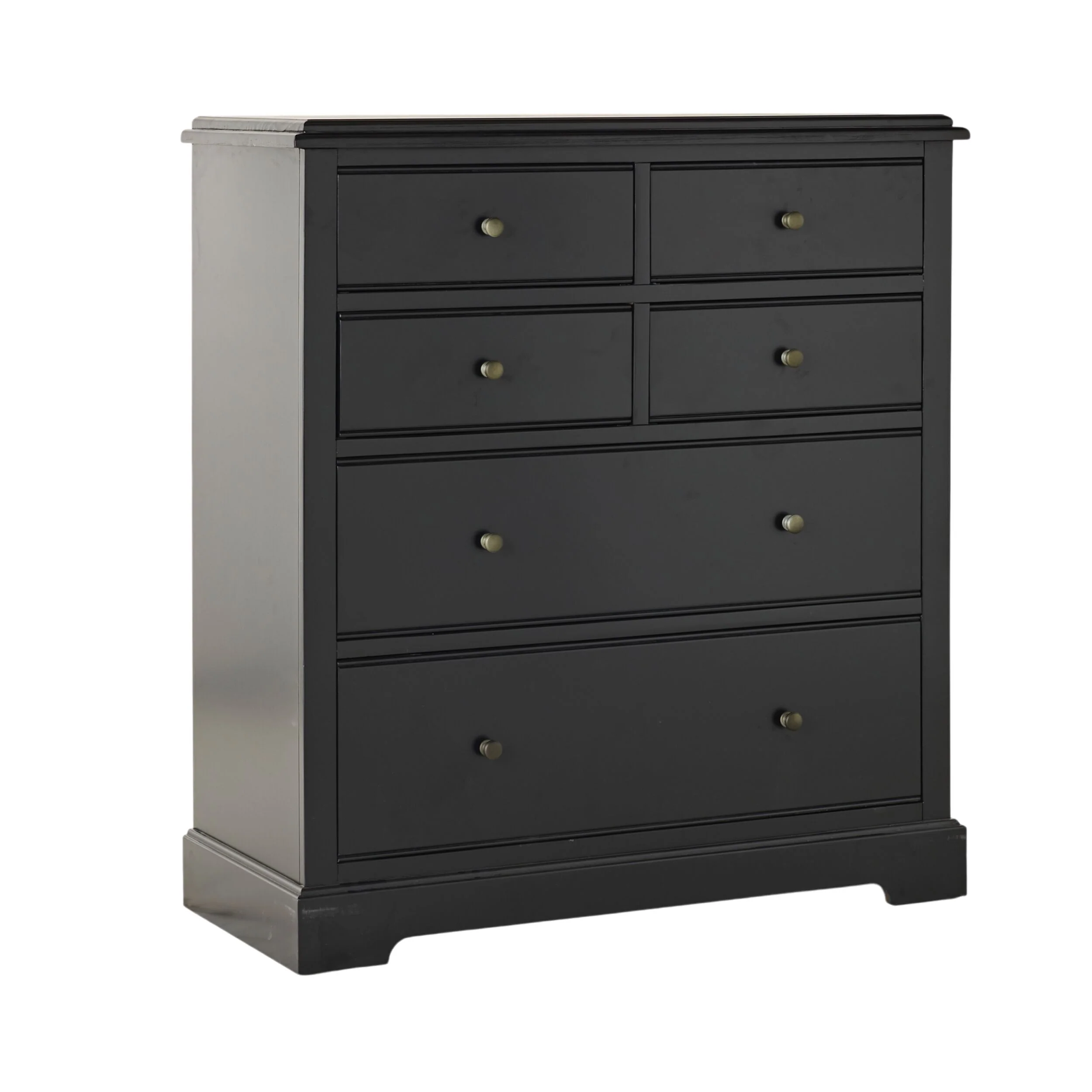 Clover 6 Drawer Chest Black - Image 2