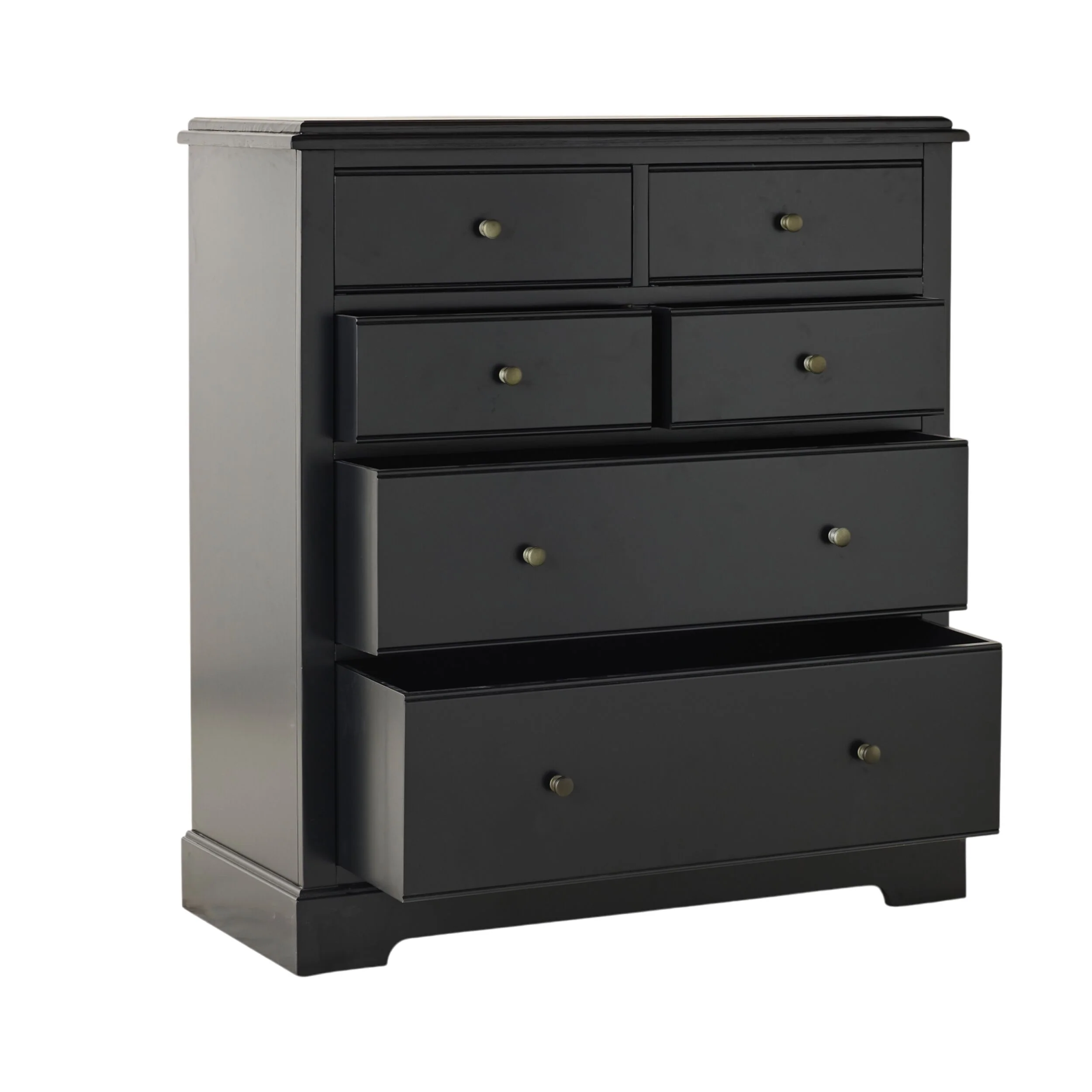 Clover 6 Drawer Chest Black - Image 3