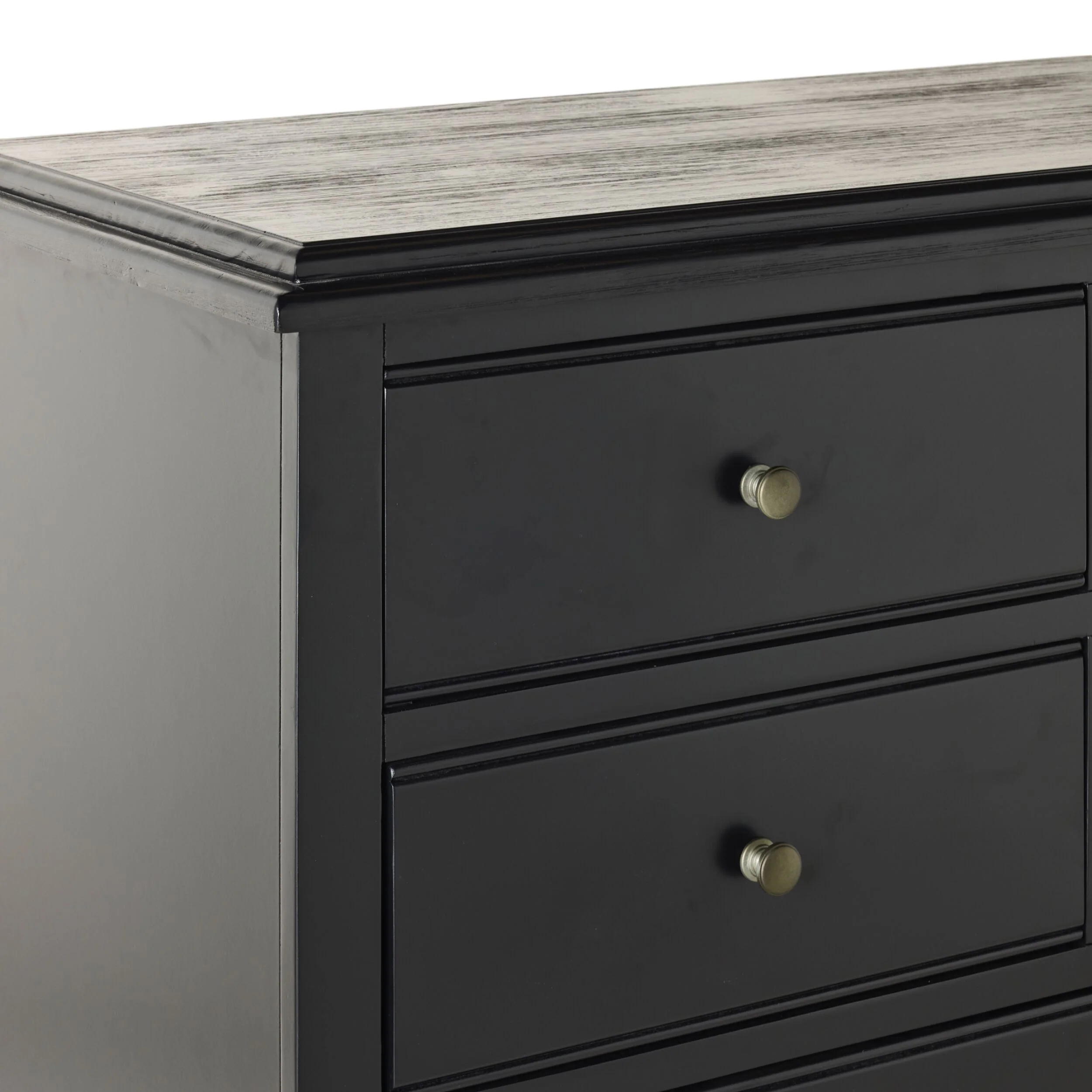 Clover 6 Drawer Chest Black - Image 6