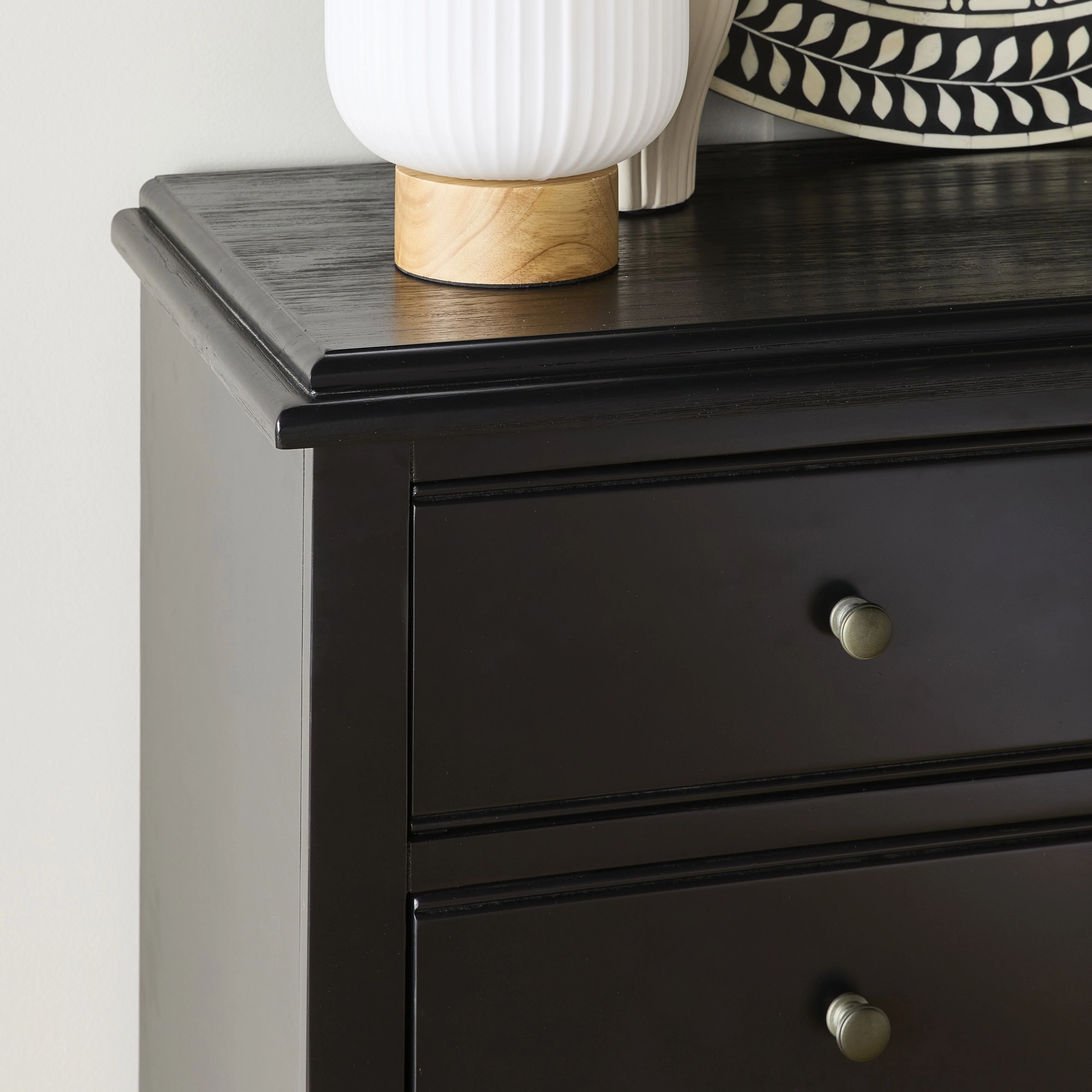 Clover 6 Drawer Chest Black - Image 9