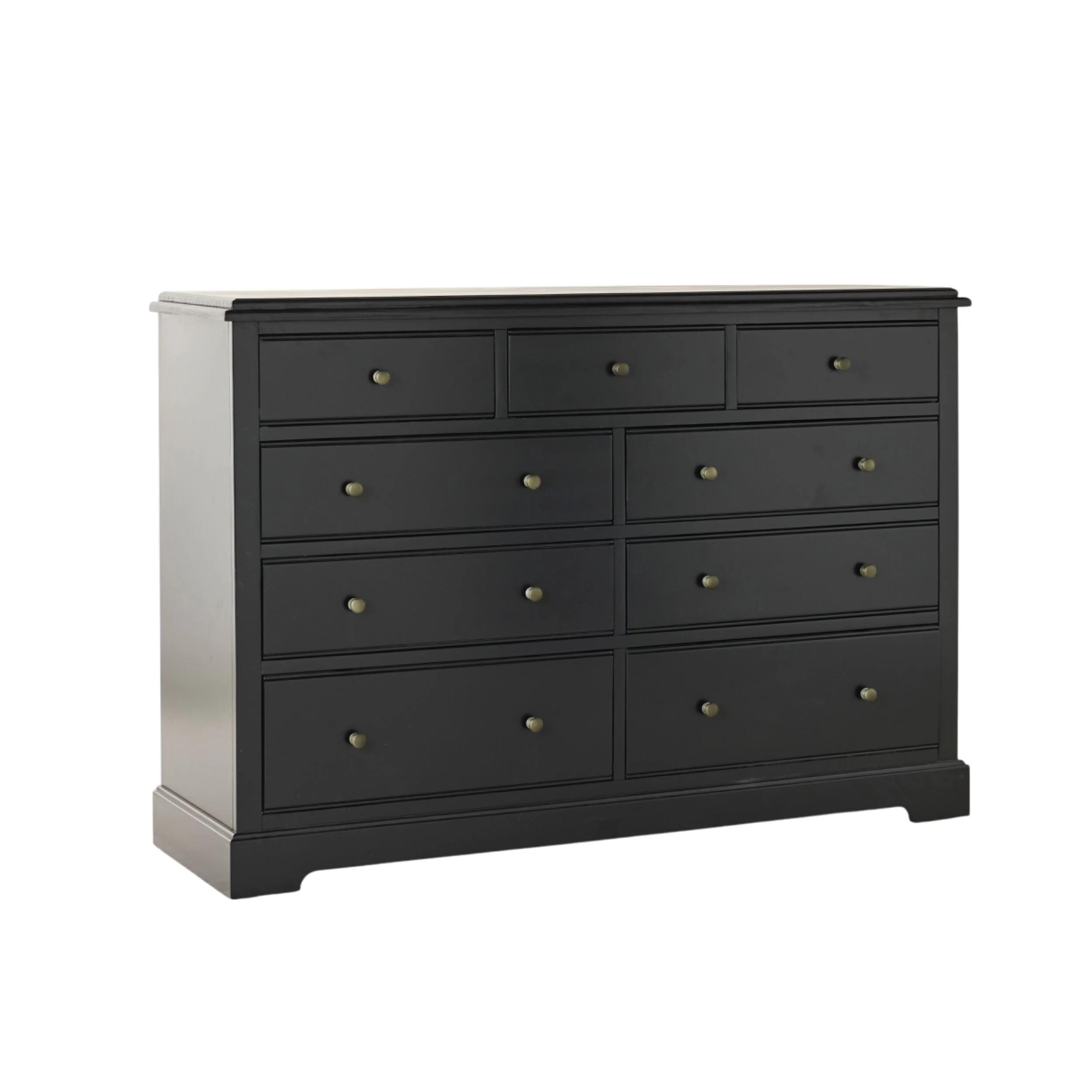 Clover 9 Drawer Chest Black - Image 2