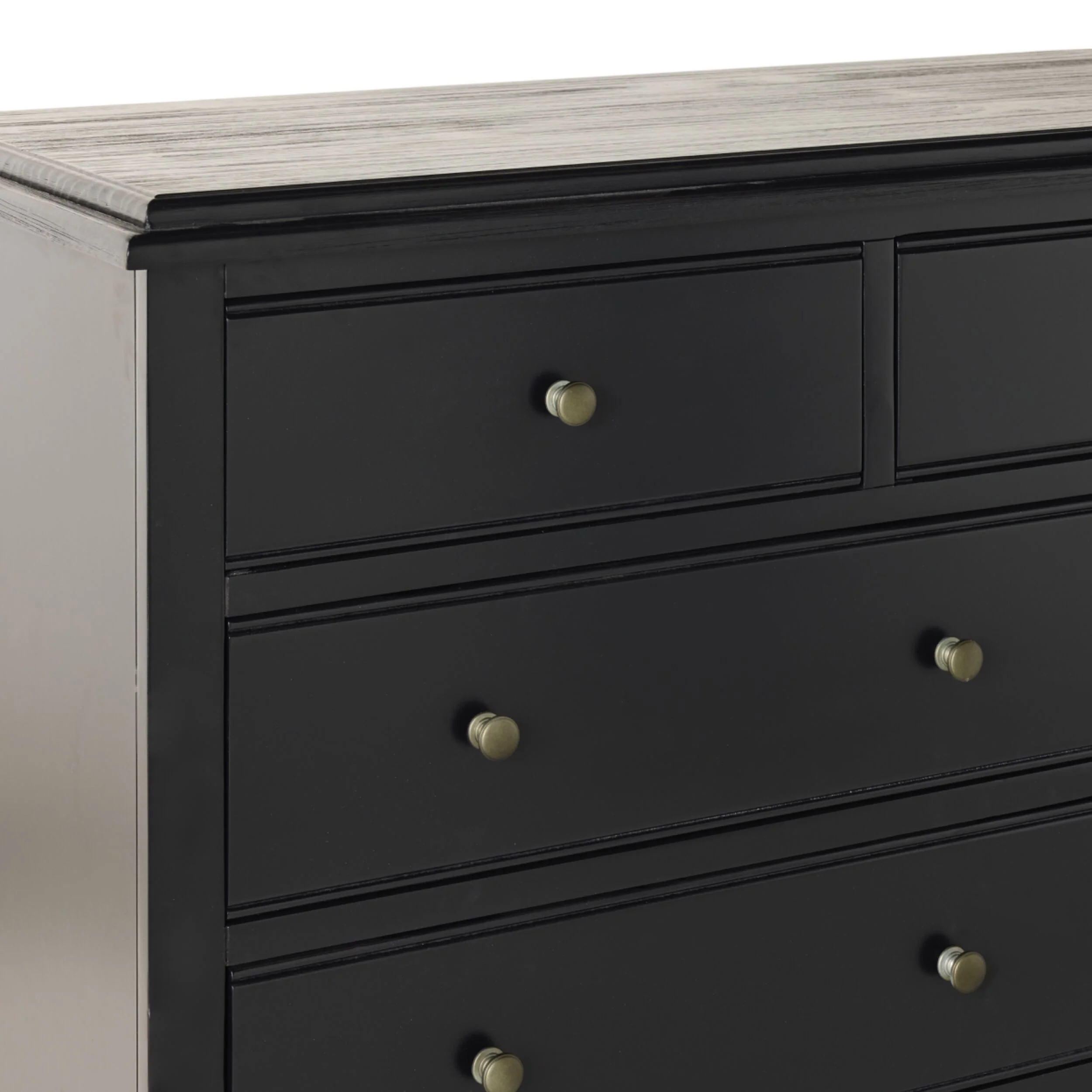 Clover 9 Drawer Chest Black - Image 6