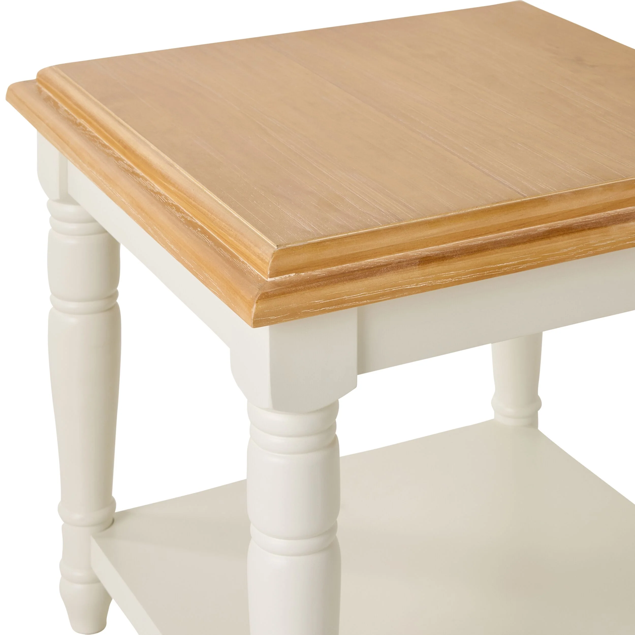 Clover Lamp Table With Shelf - Image 3