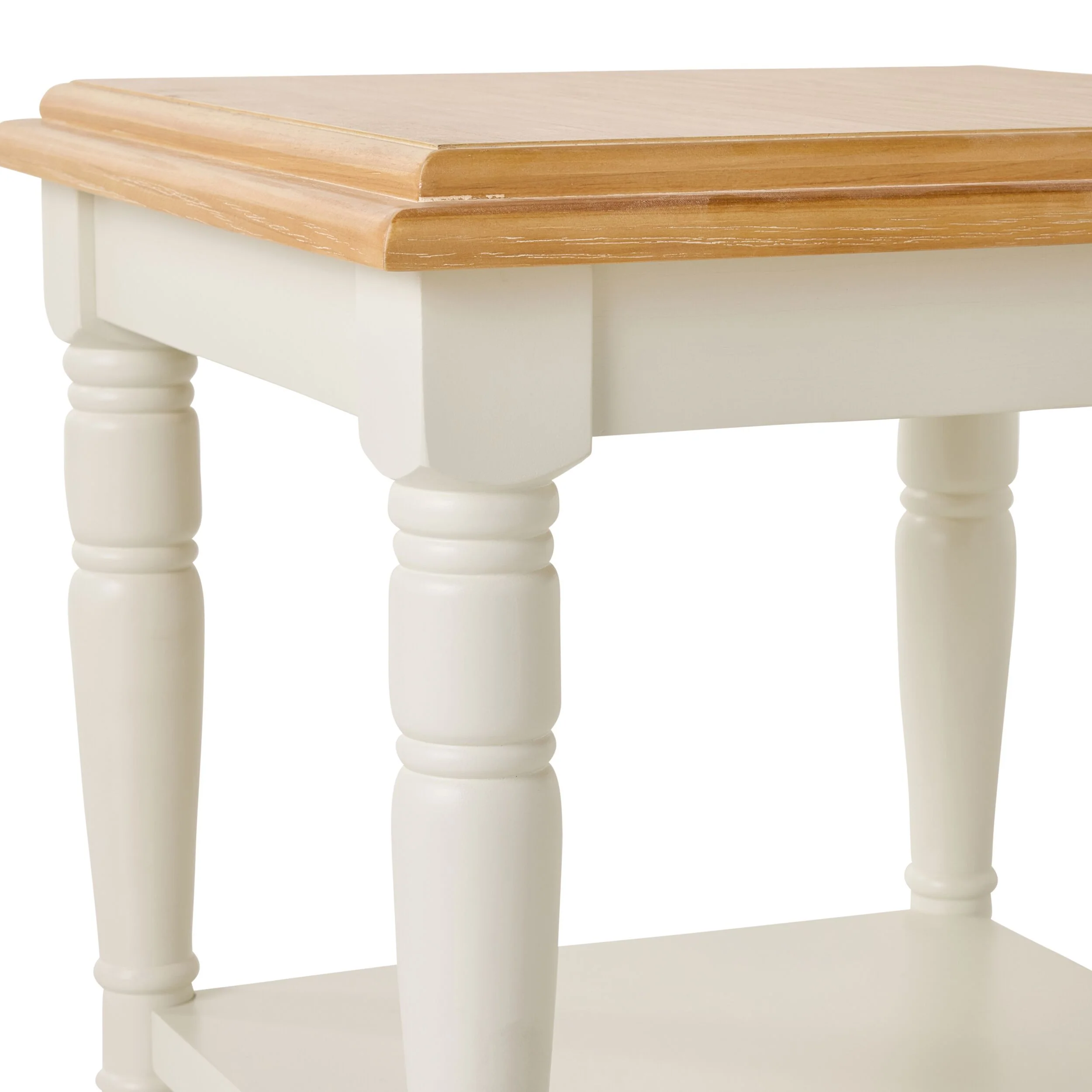 Clover Lamp Table With Shelf - Image 4
