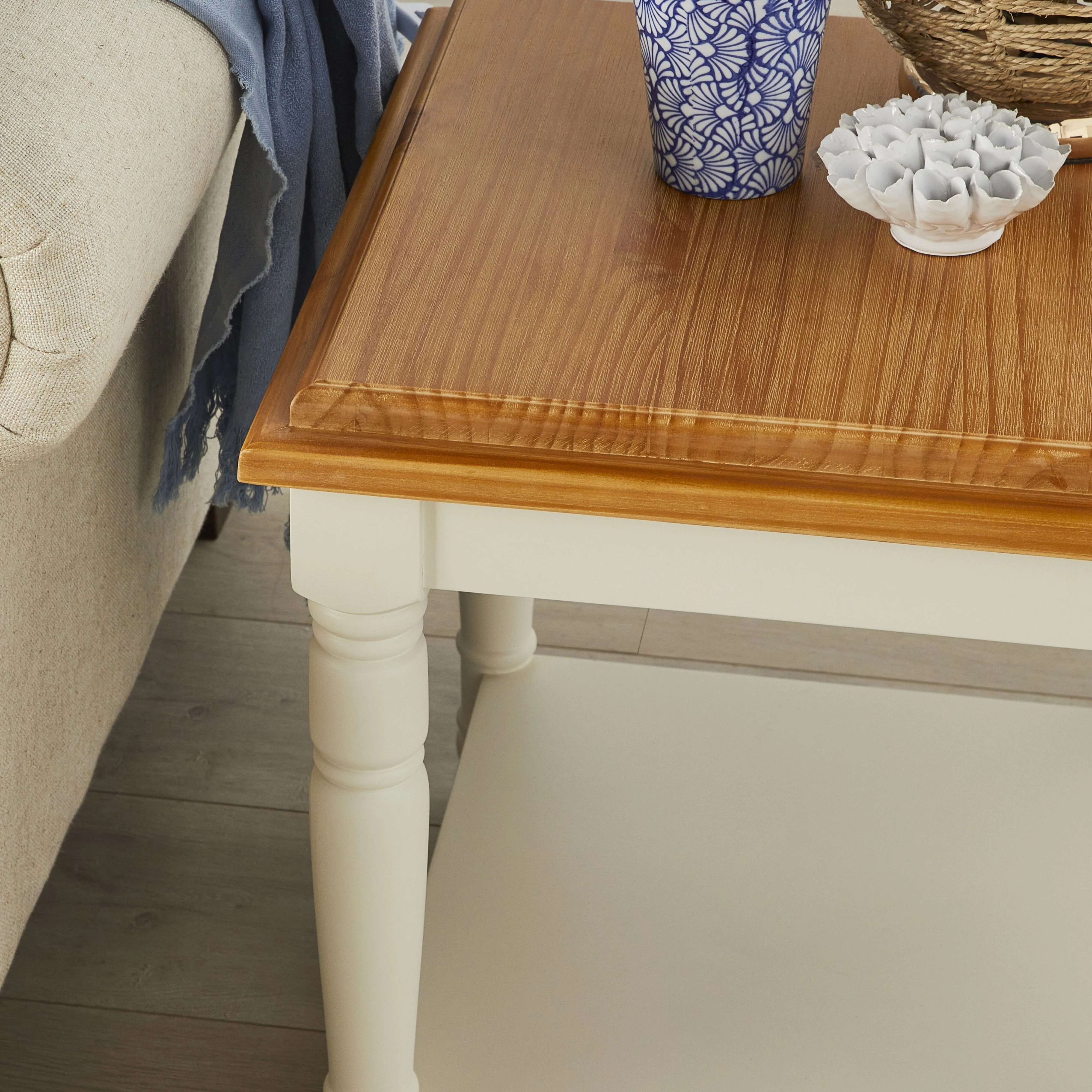 Clover Lamp Table With Shelf - Image 6