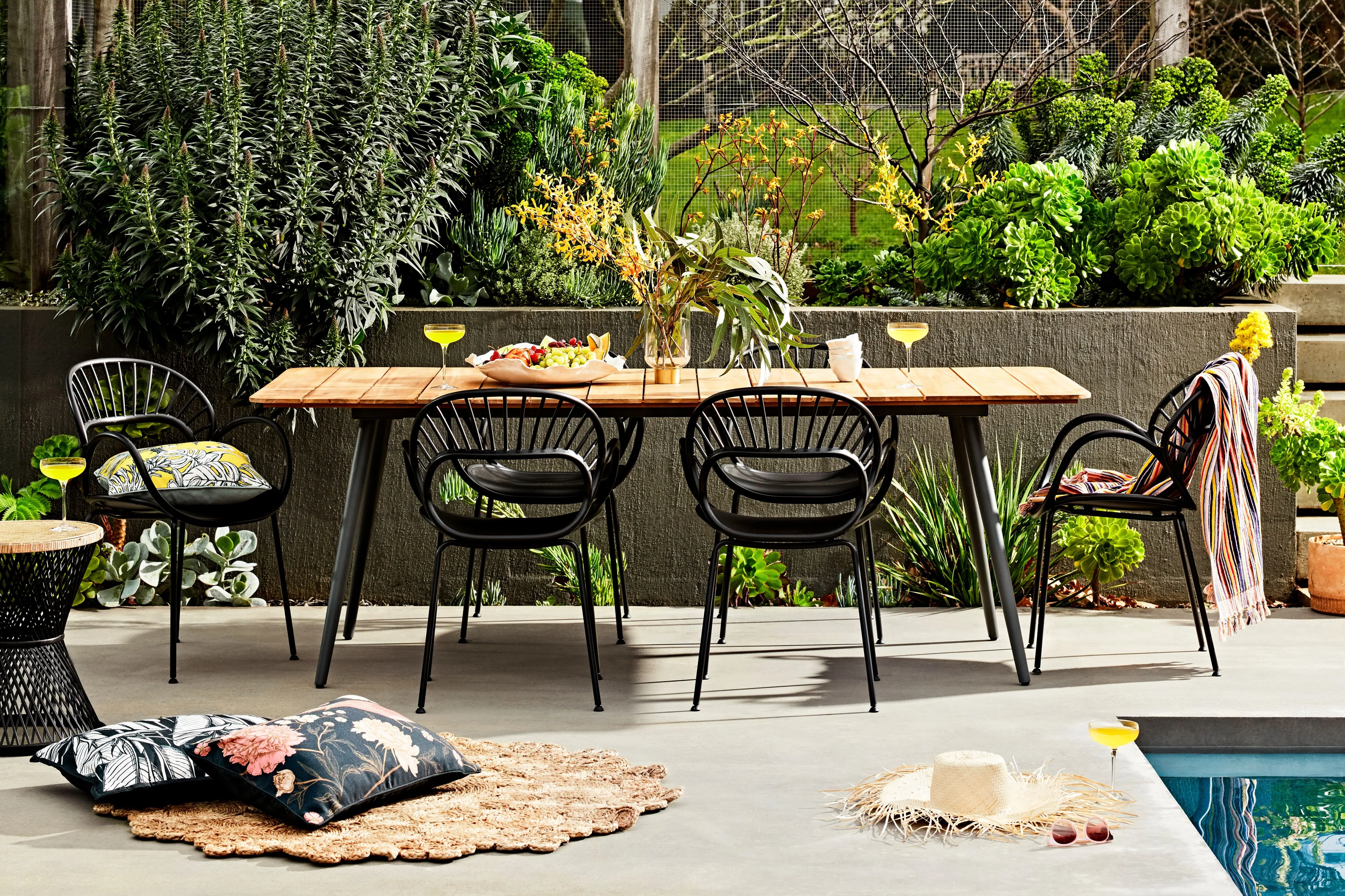 Cochin Hand Stitched Natural Round Rug 120cm - Image 5
