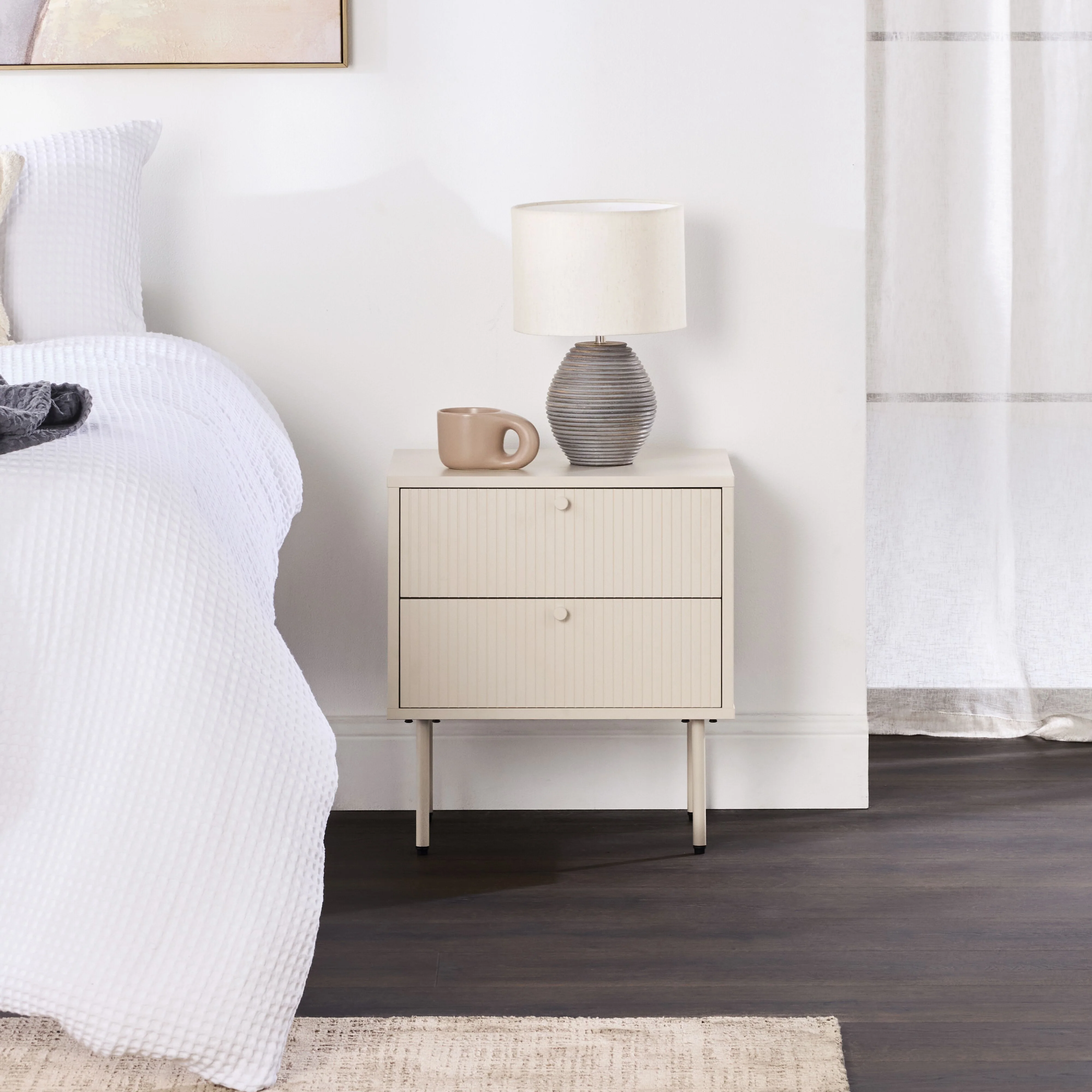 Colby 2 Drawer Bedside - Image 8