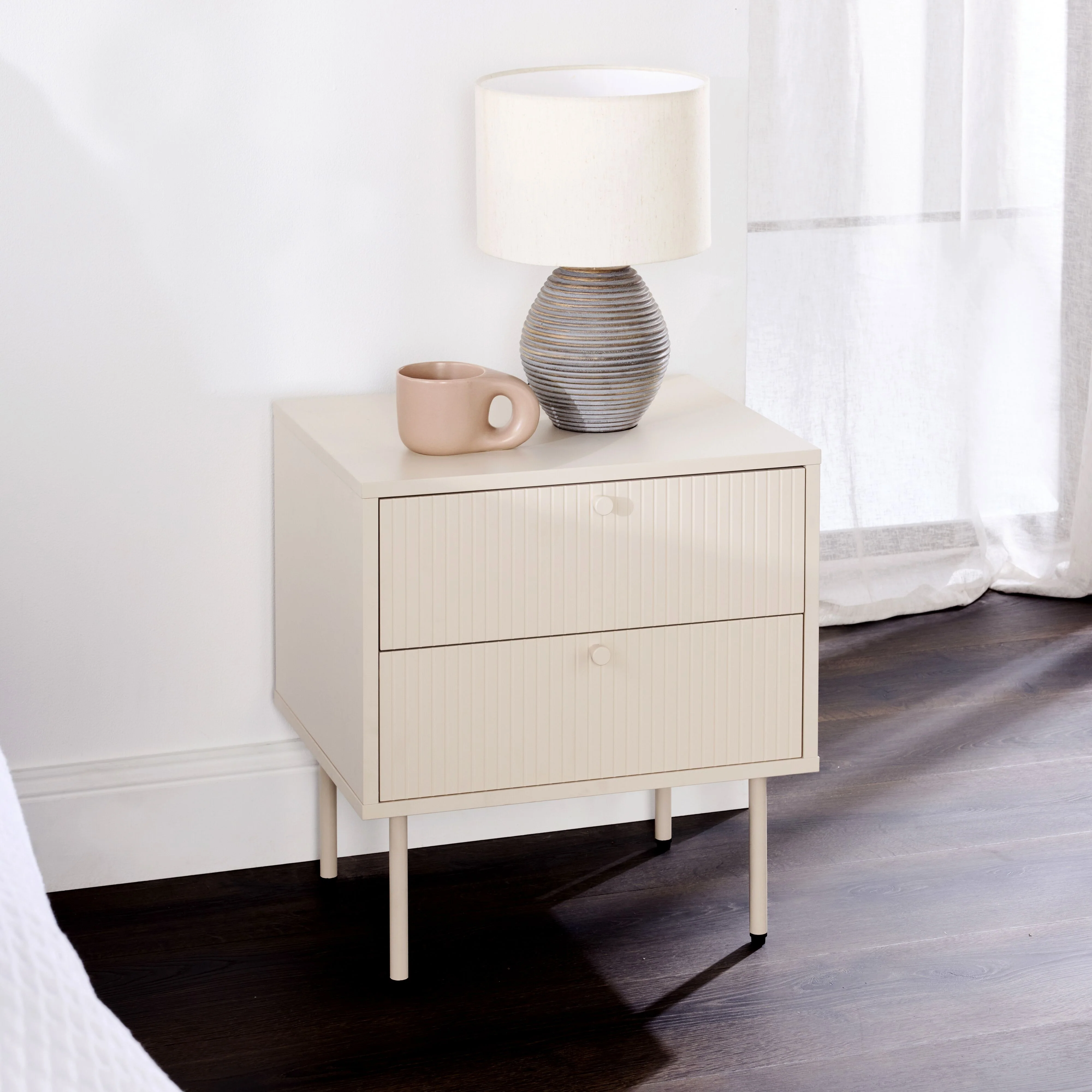 Colby 2 Drawer Bedside - Image 9