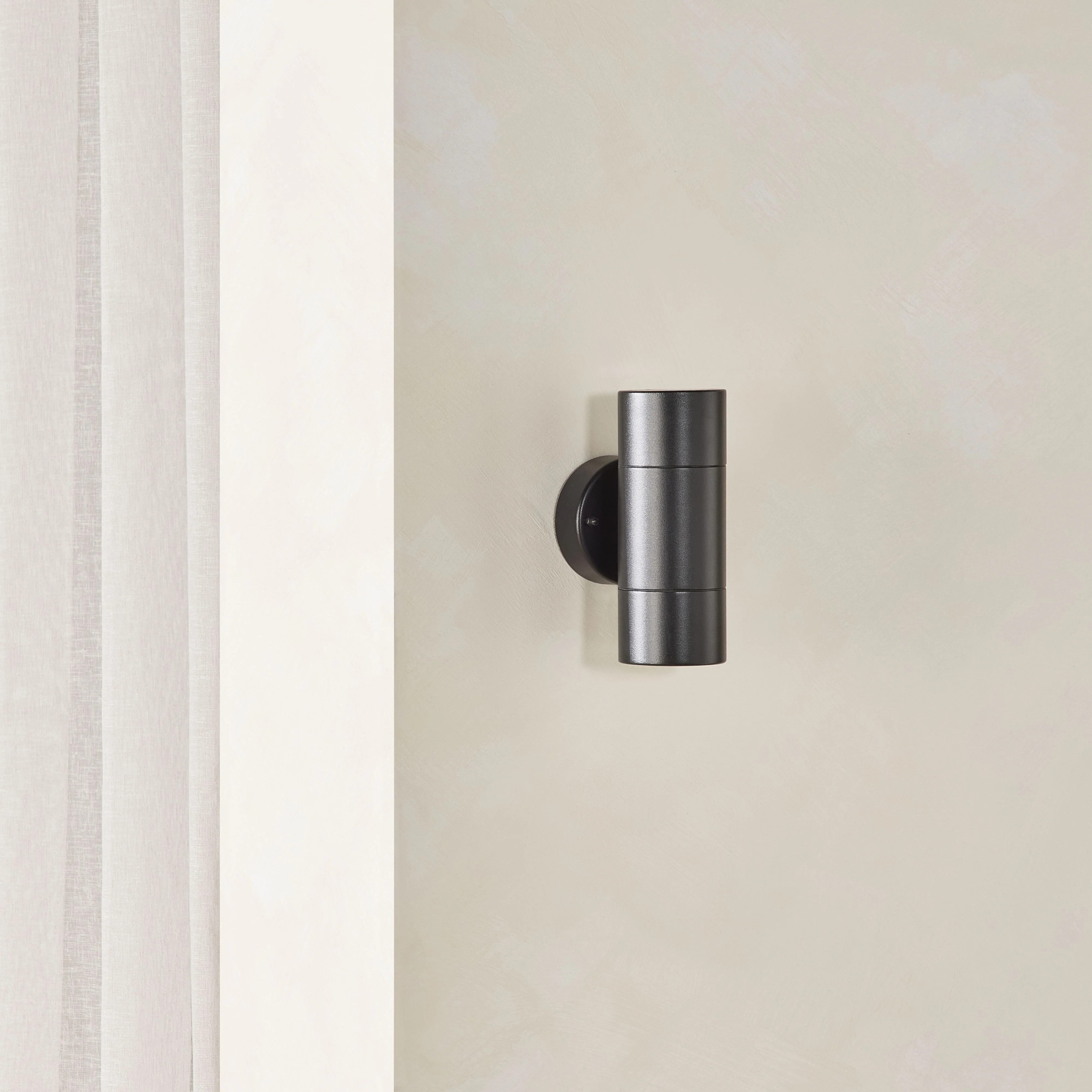 Collins 2 Light Up/Down Exterior Wall Light Black - Image 3