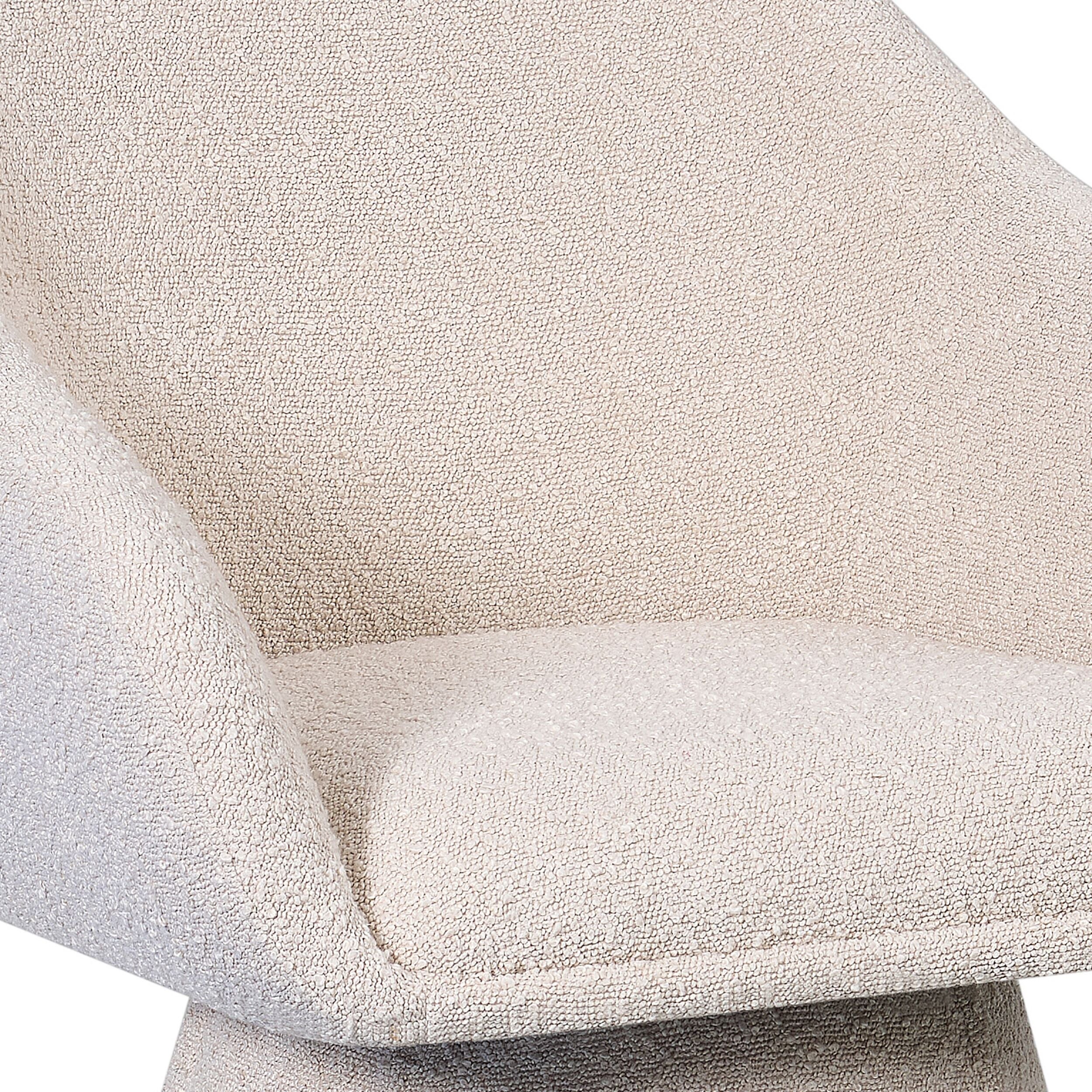 Comet Swivel Dining Armchair Sand - Image 5