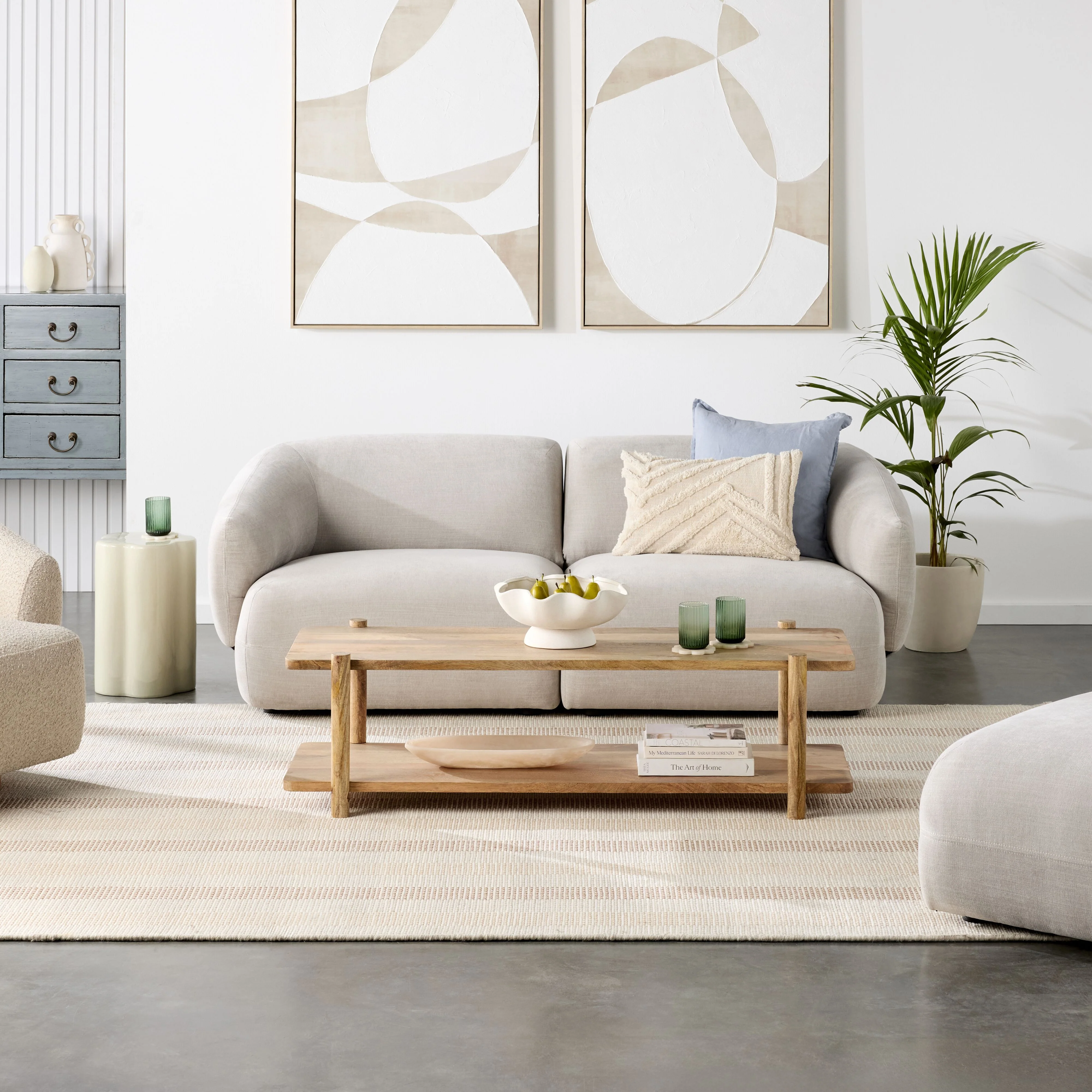 Como 2 Seater Sofa Pearl - Image 7
