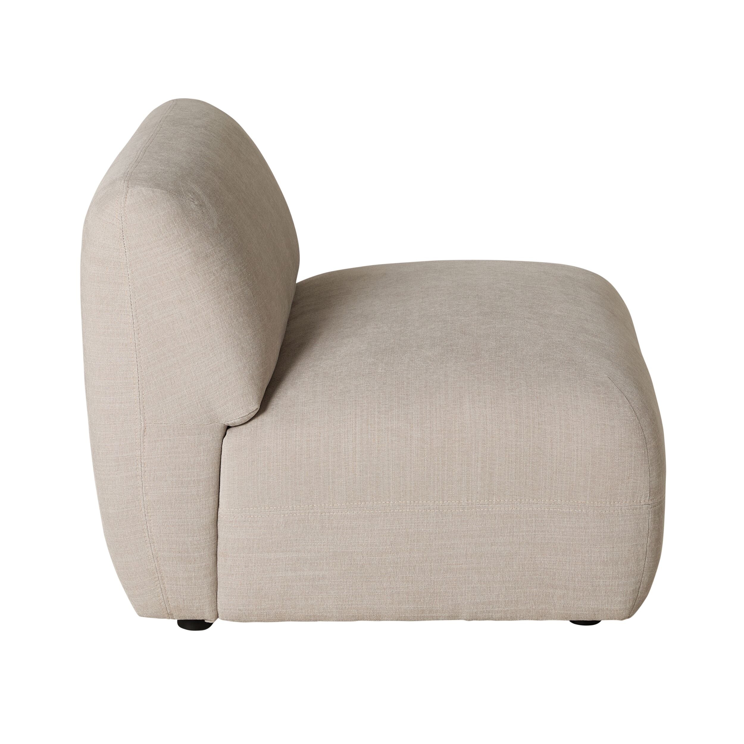 Como Armless Sofa Pearl - Image 3