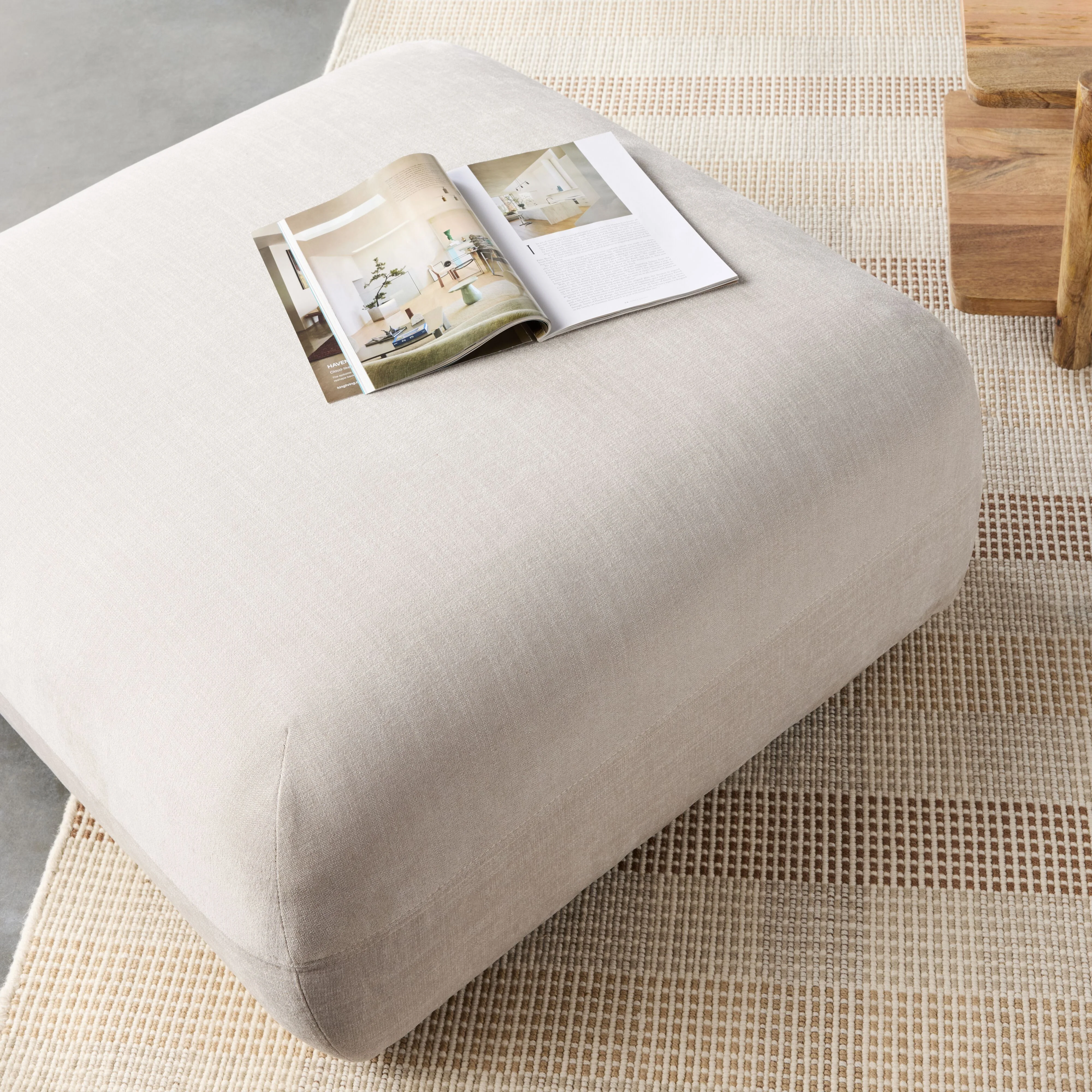 Como Ottoman Pearl - Image 6