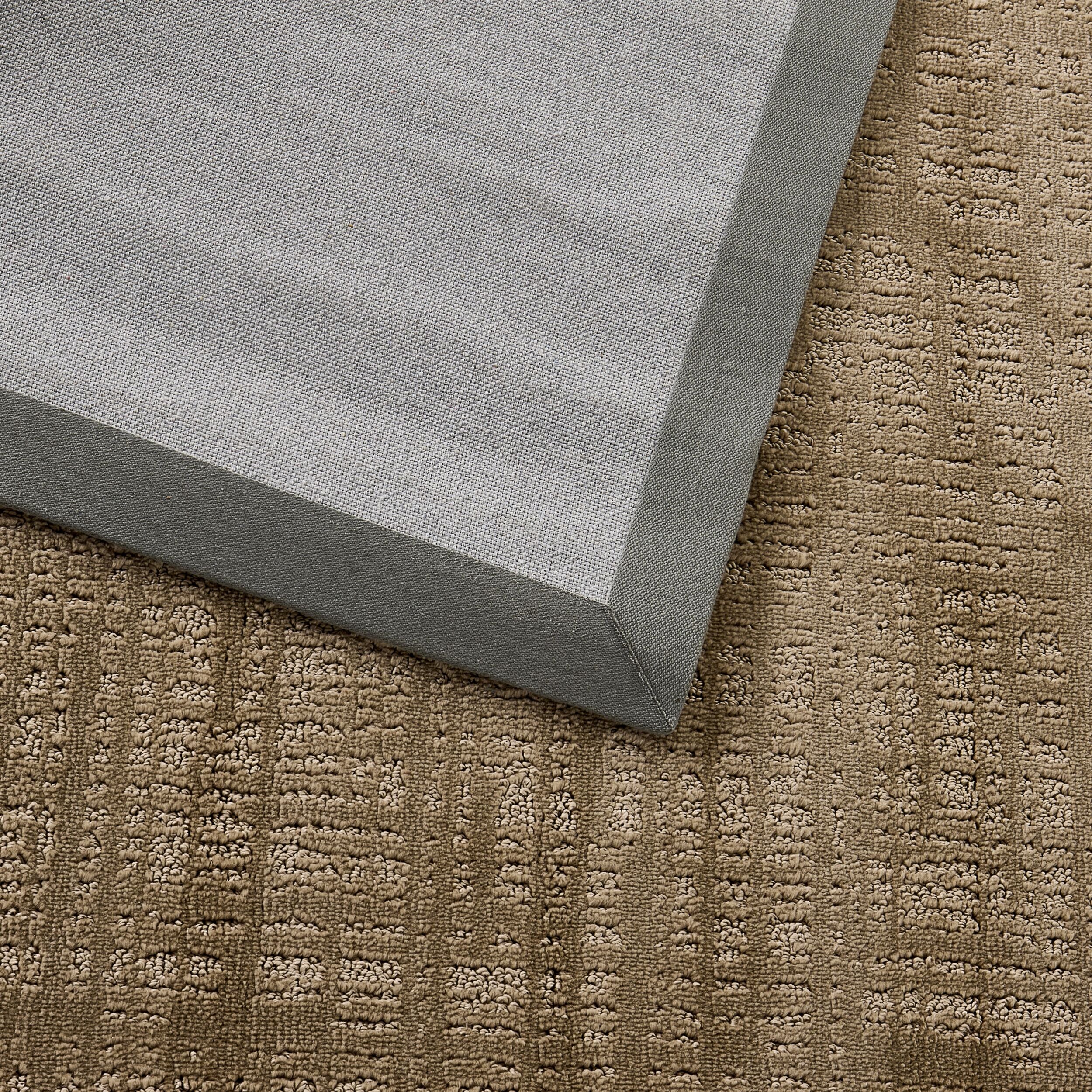 Crosshatch Handtufted Rug Caramel 160x240cm - Image 3