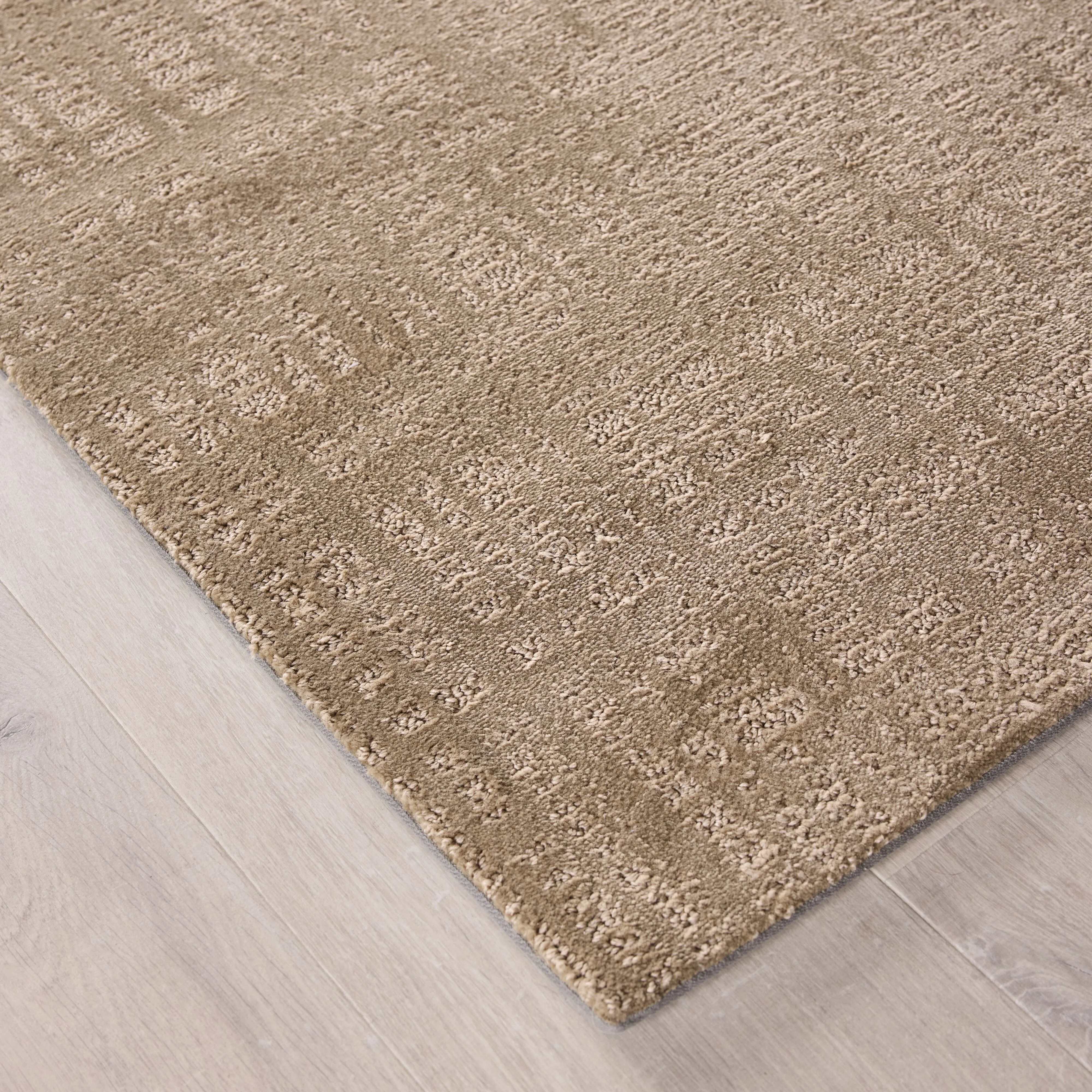 Crosshatch Handtufted Rug Caramel 200x300cm - Image 6