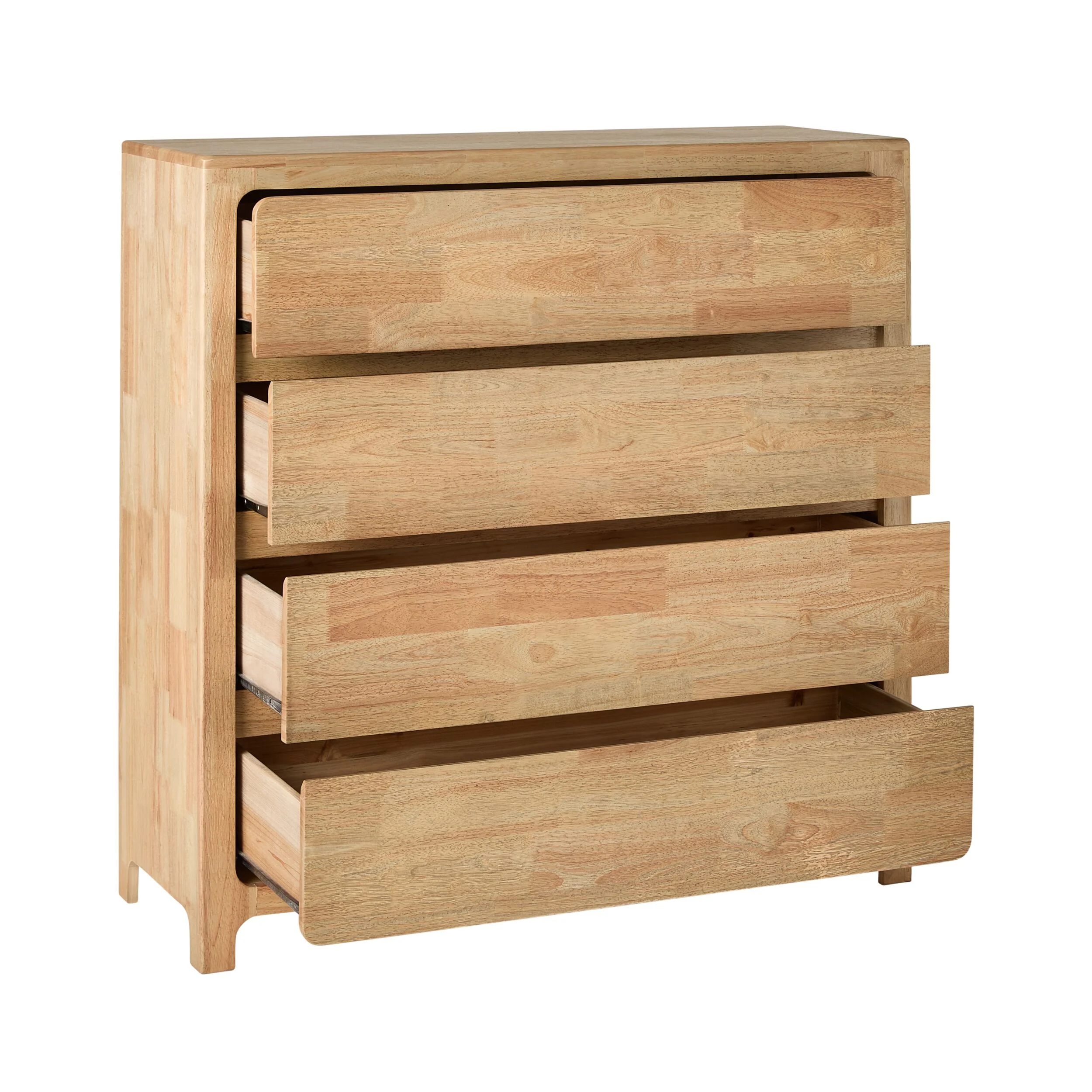 Curve 4 Drawer Tall Boy - Image 3