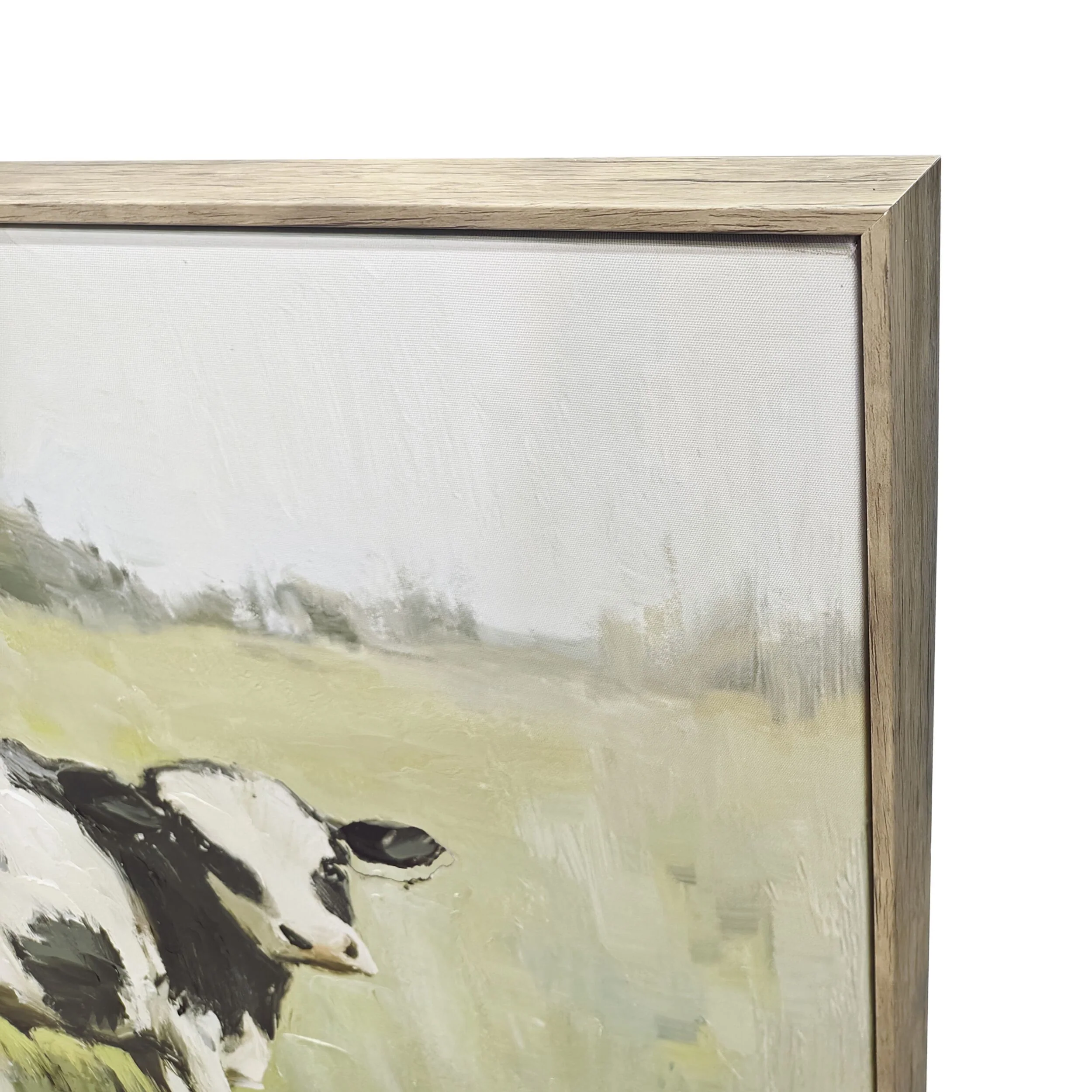 Daisy's Meadow Framed Textured Print 100x75cm - Image 3