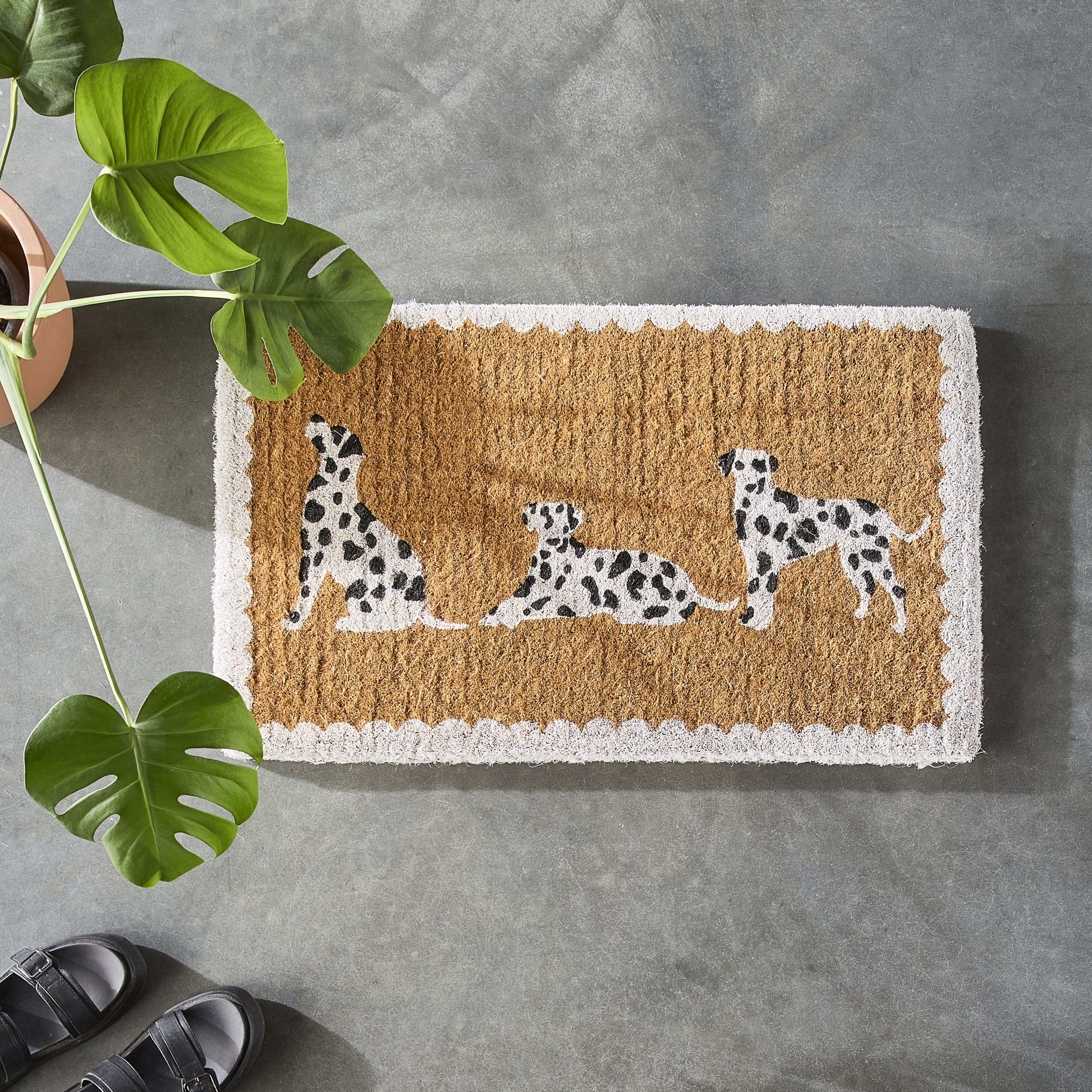 Dalmation Trio Coir Doormat 75x45cm - Image 3