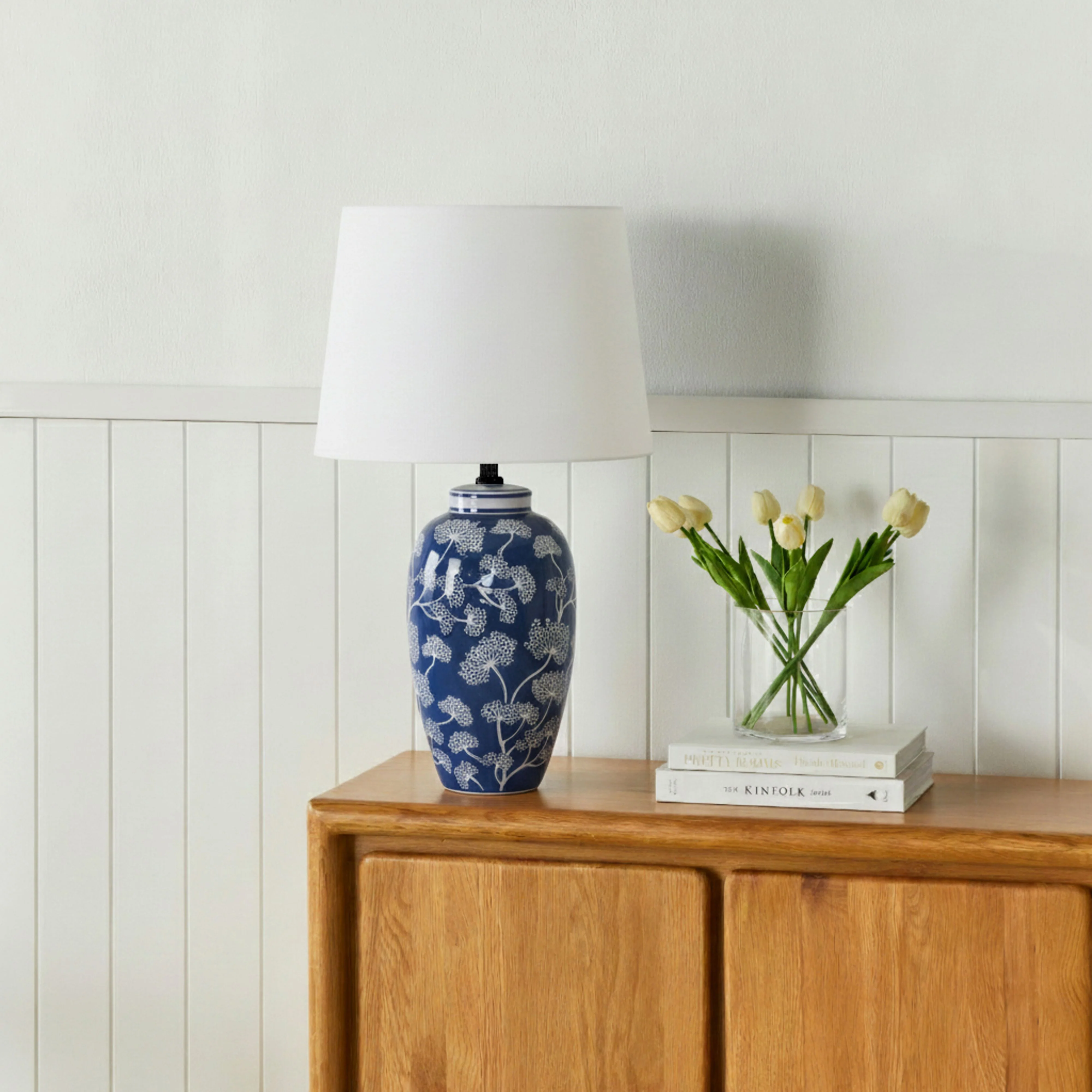 Dandelion Ceramic Jar Table Lamp 55cm - Image 4