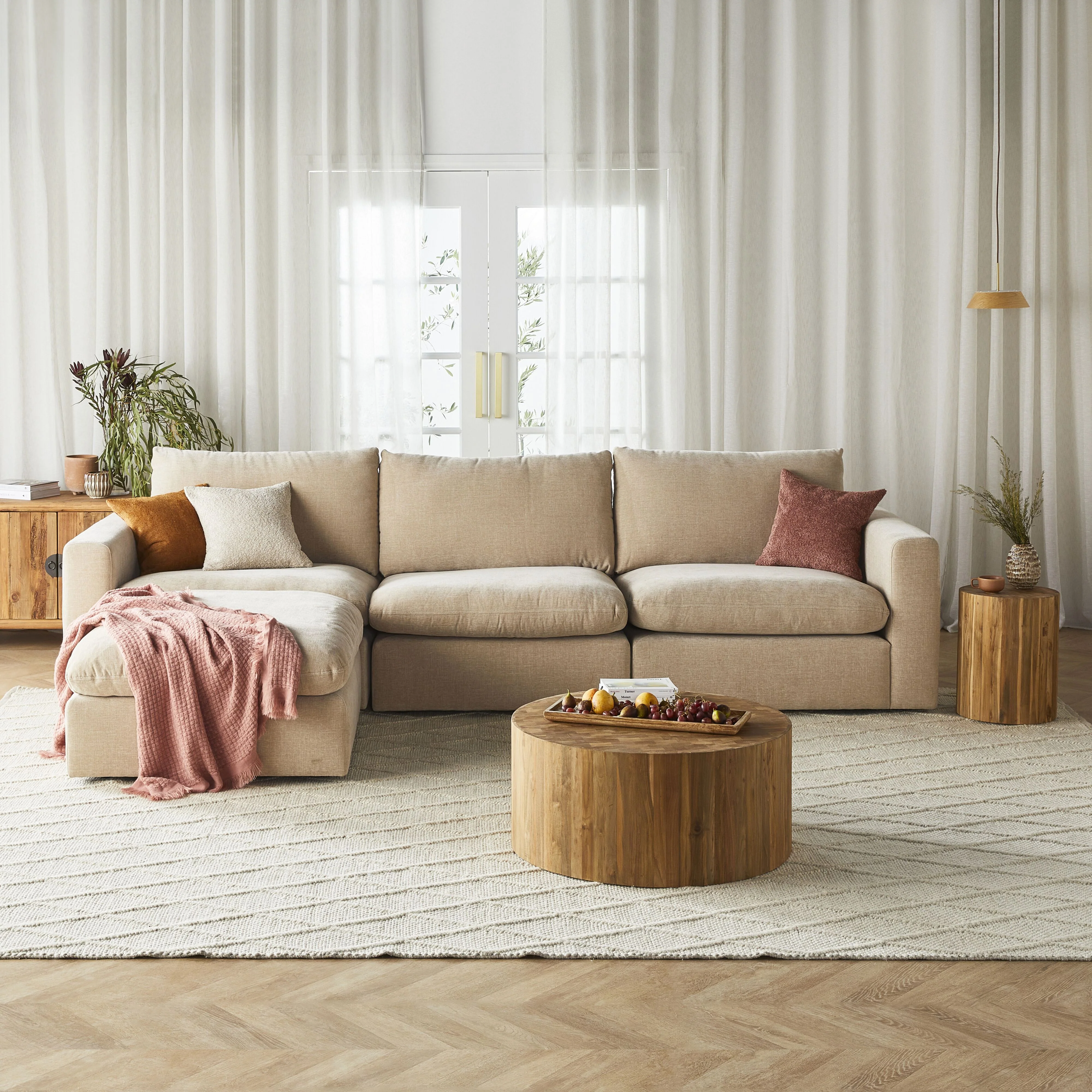 Darcie 2 Seater Sofa Serenity Tortilla - Image 7