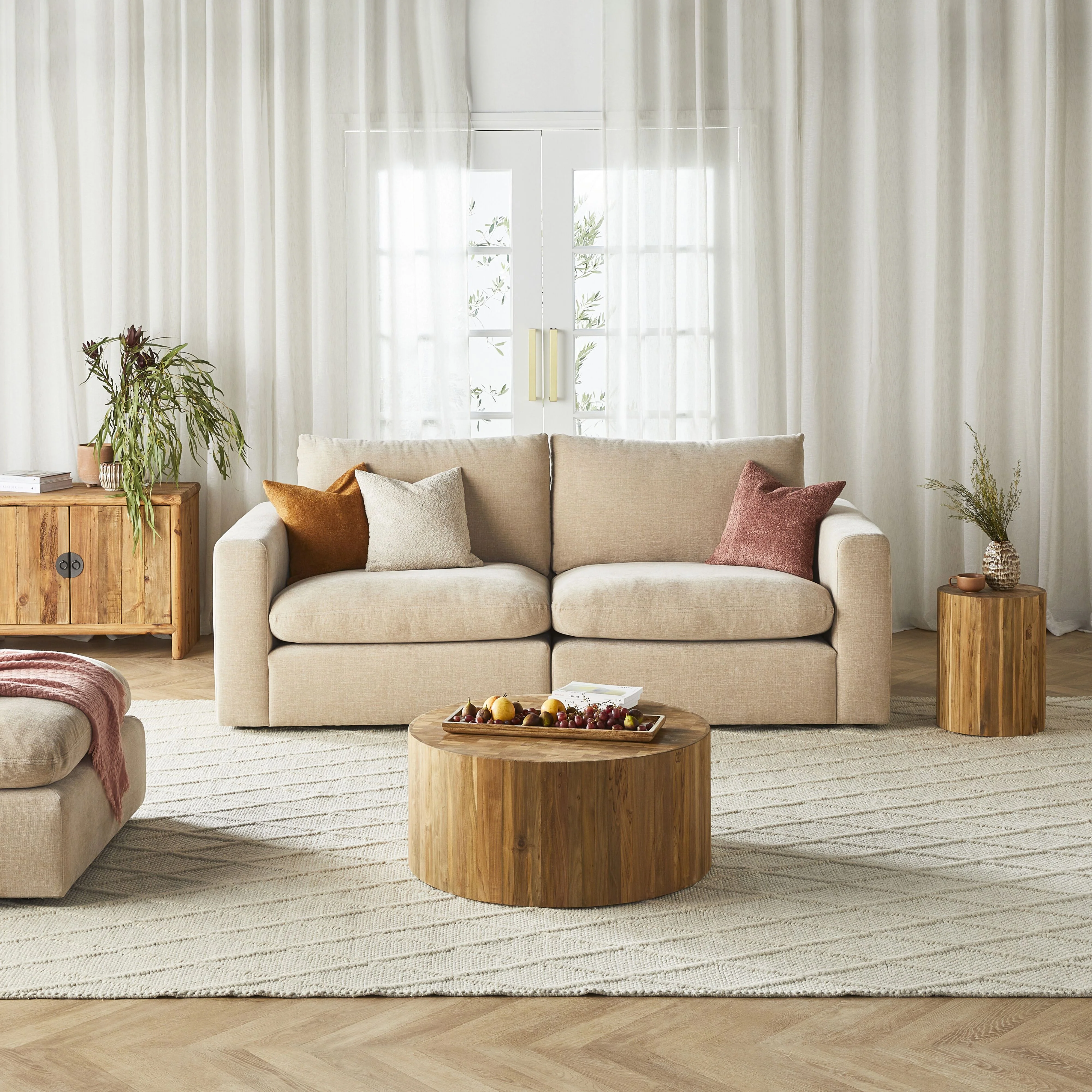 Darcie 2 Seater Sofa Serenity Tortilla - Image 8
