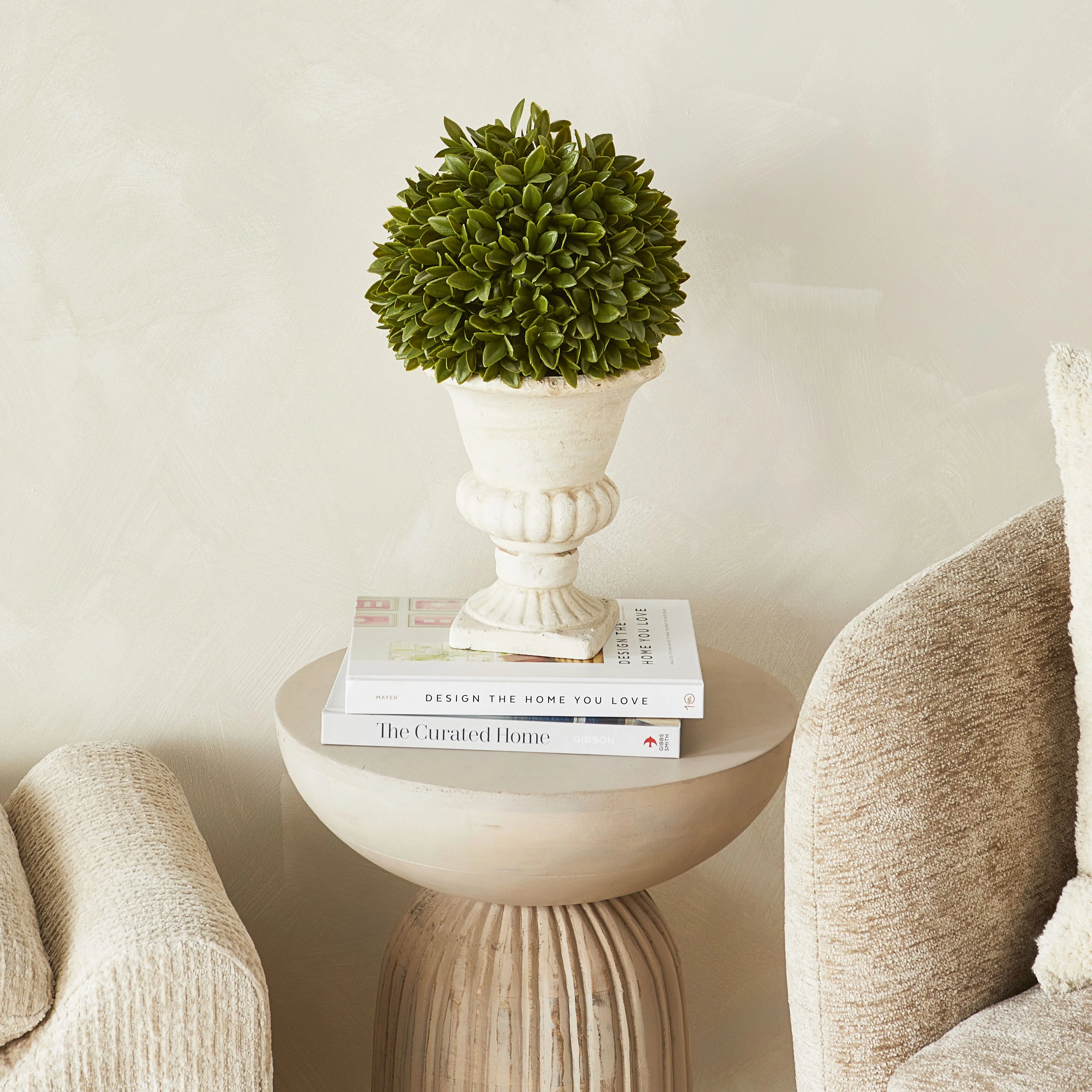 De Fleurs Round Topiary Arrangement 41x25x25cm - Image 3