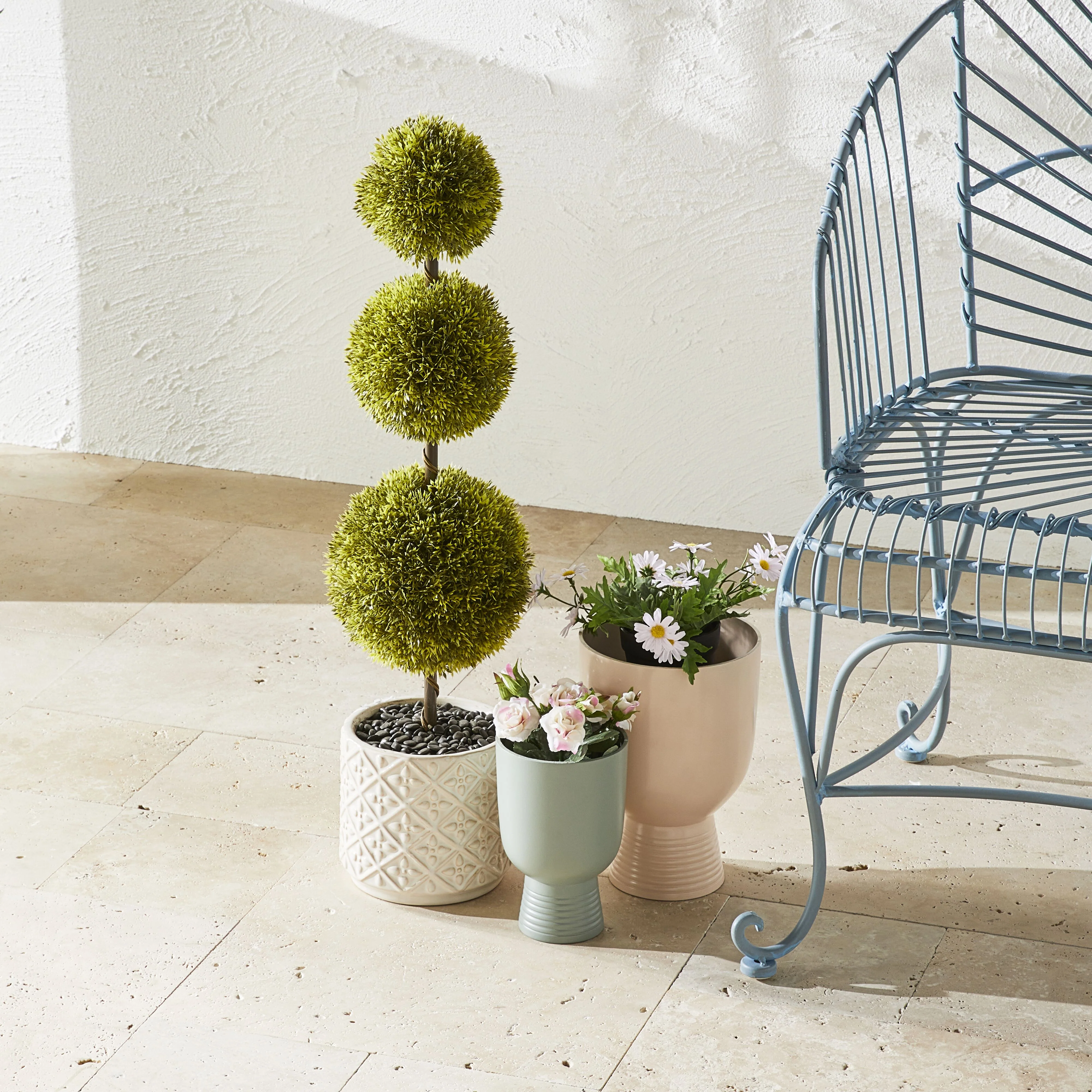 De Fleurs Three balls Topiary 74cm - Image 4
