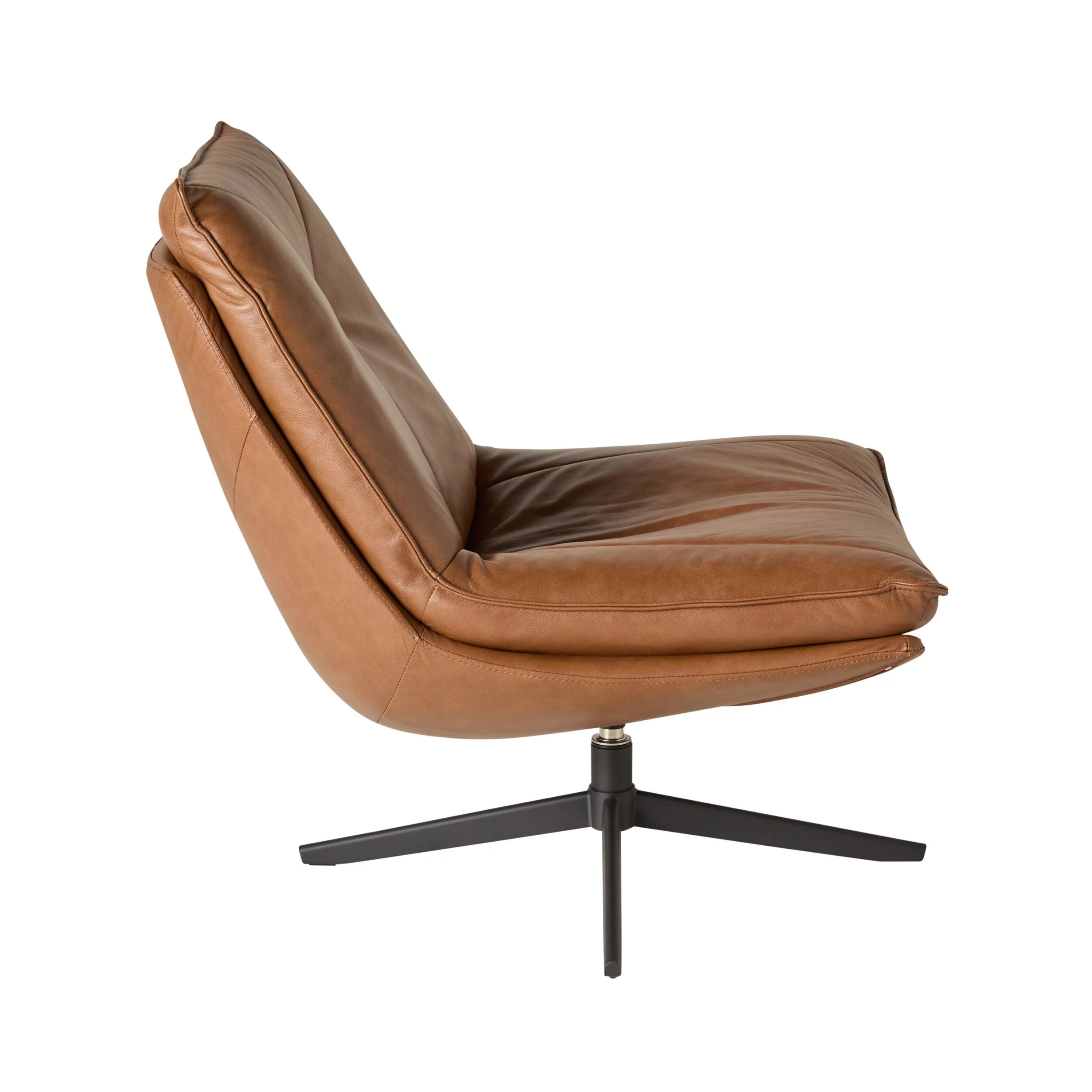 Dean Swivel Chair Dakota Vintage Saddle - Image 3