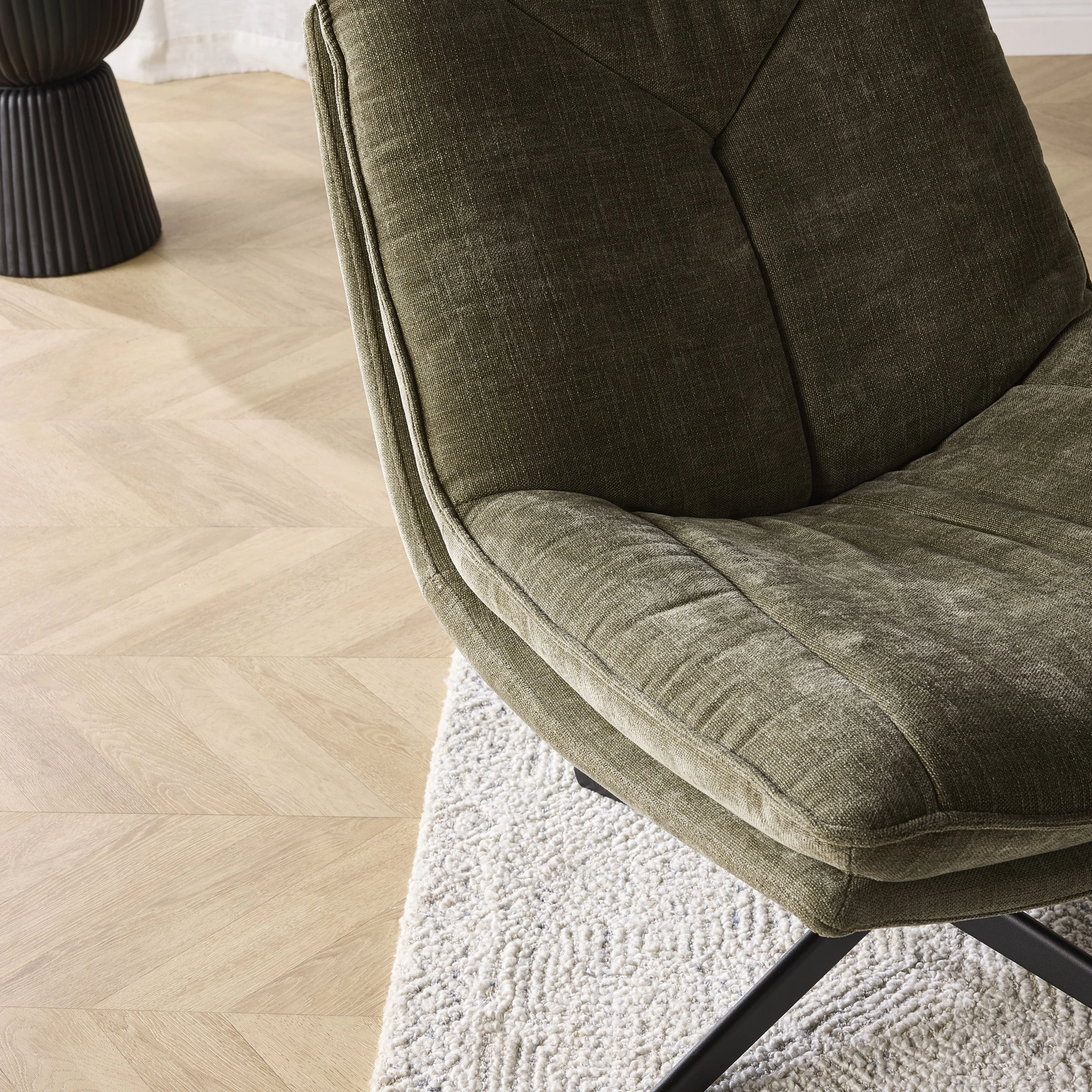 Dean Swivel Chair Forest Green - Image 9