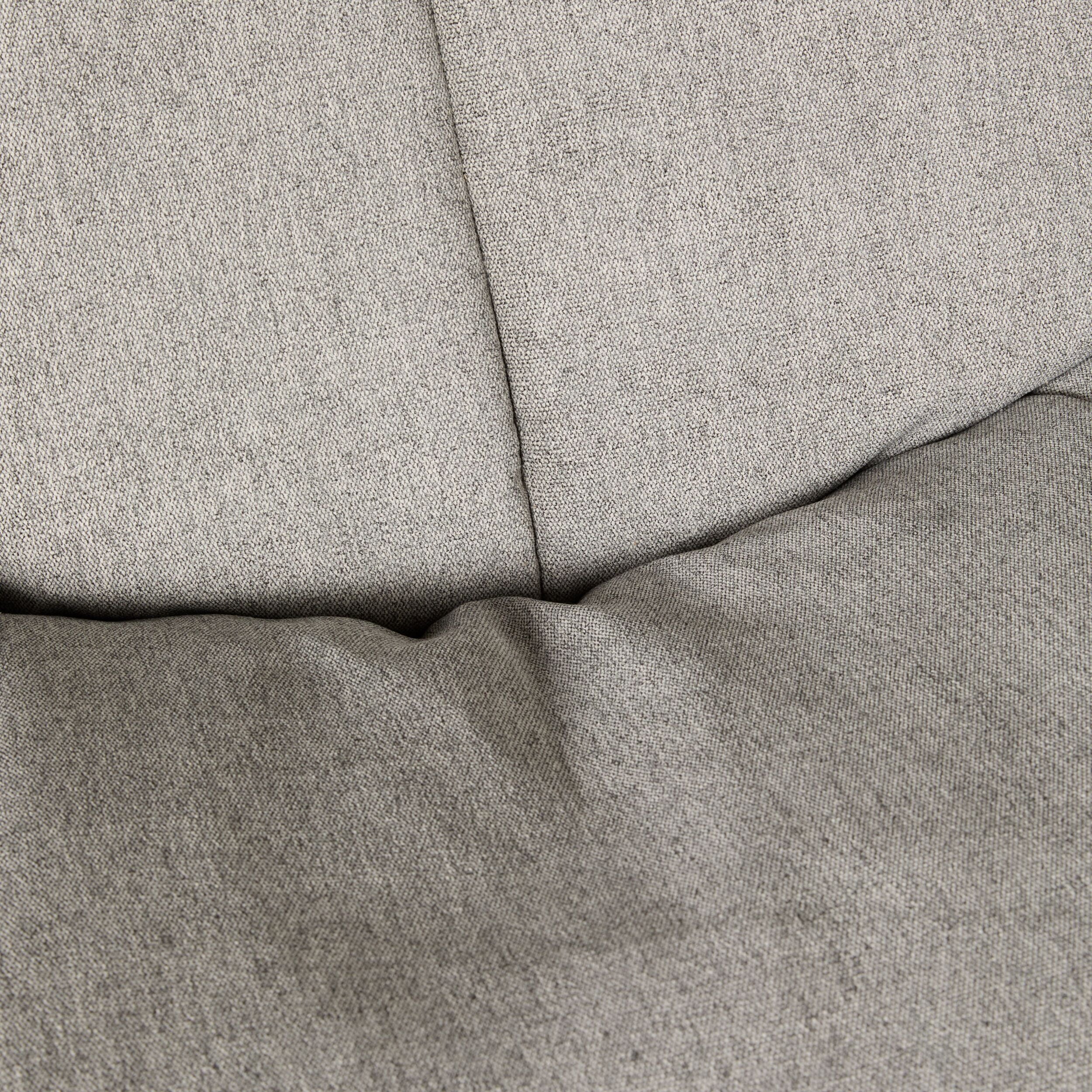 Dean Swivel Chair Textured Grey Weave - Image 6